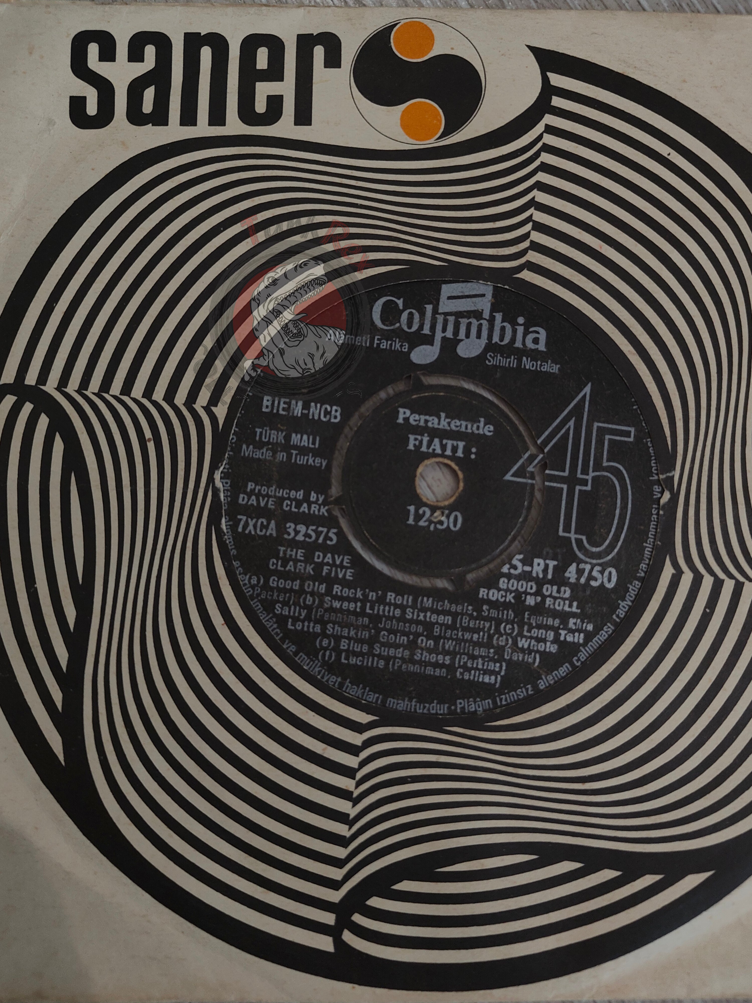 The Dave Clark Five – Play Good Old Rock 'N' Roll 7" Turkish Pressing Vinyl Turkey Edition