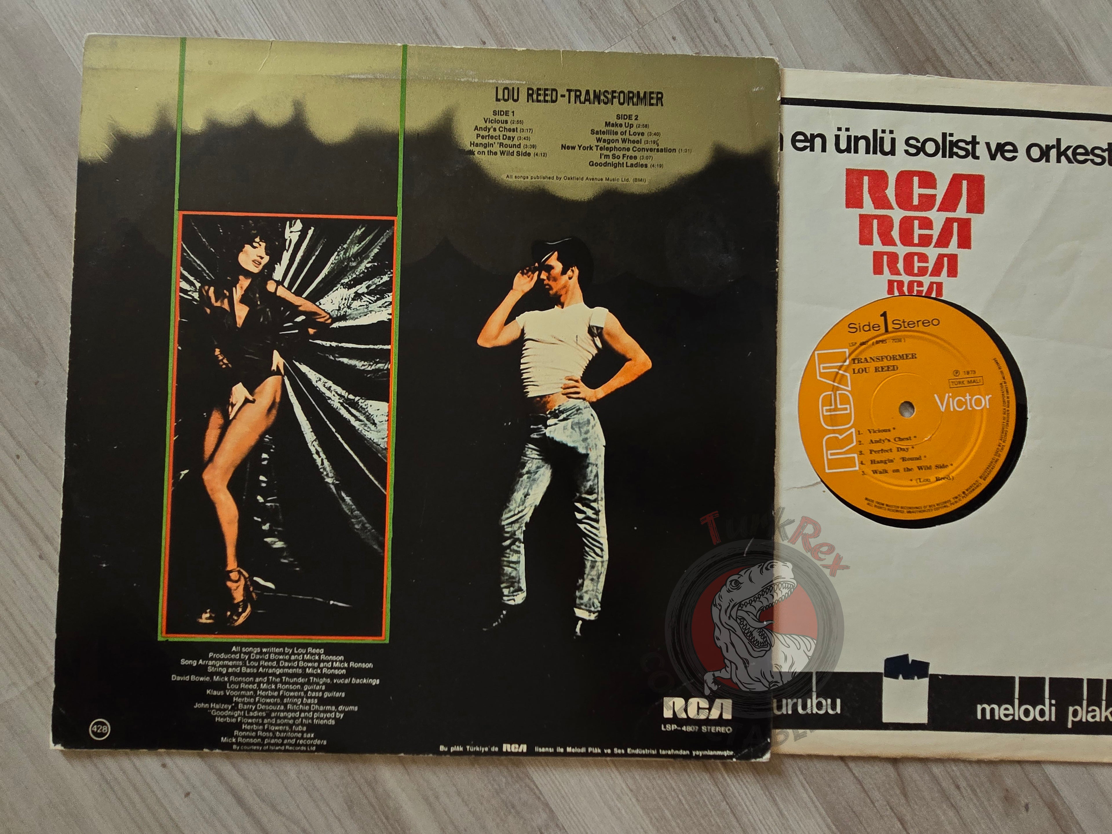Lou Reed – Transformer Turkish Pressing Vinyl Turkey Edition