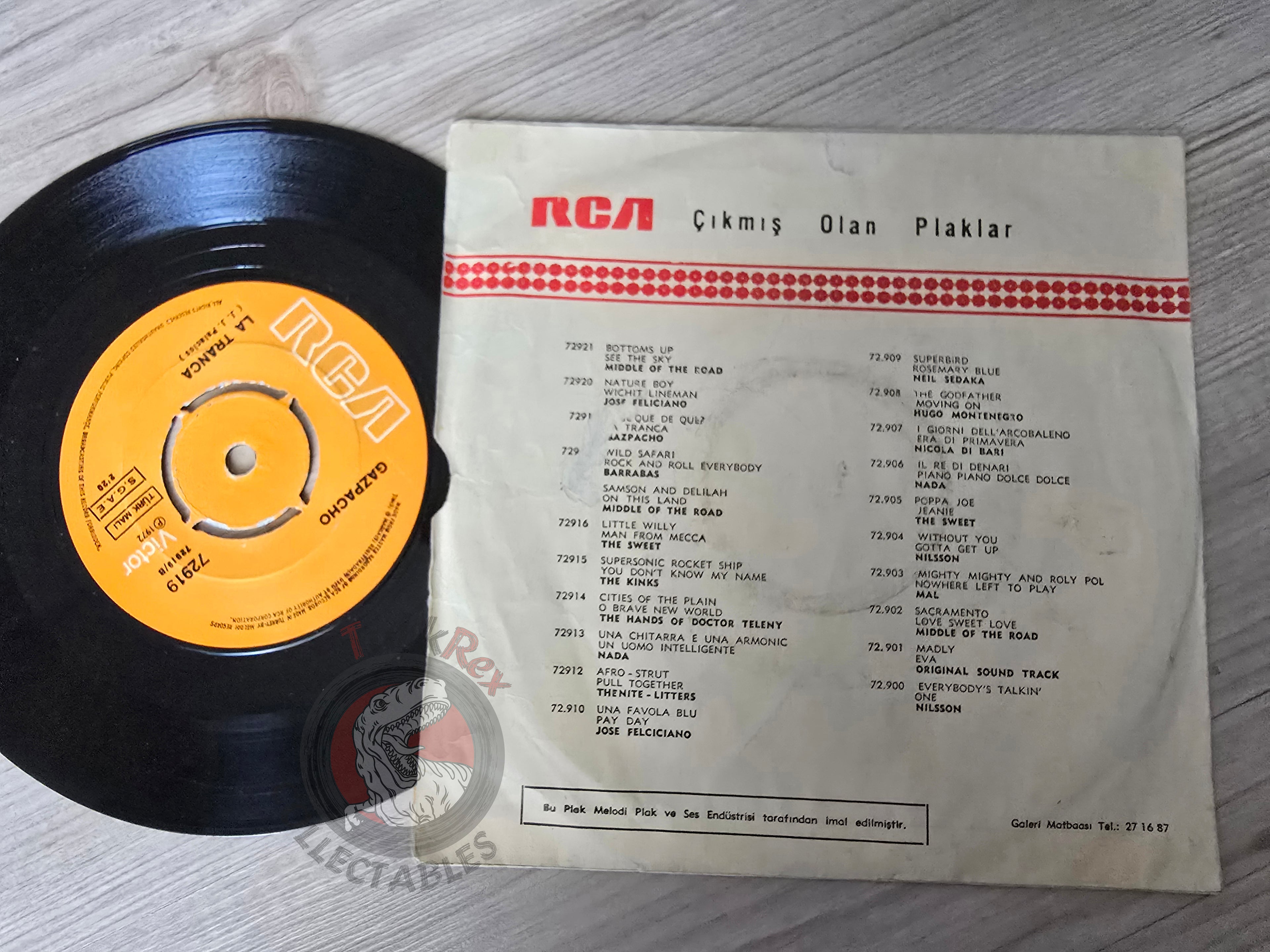 Gazpacho – ¿Que Que De Que? 7" Turkish Pressing Vinyl Turkey Edition