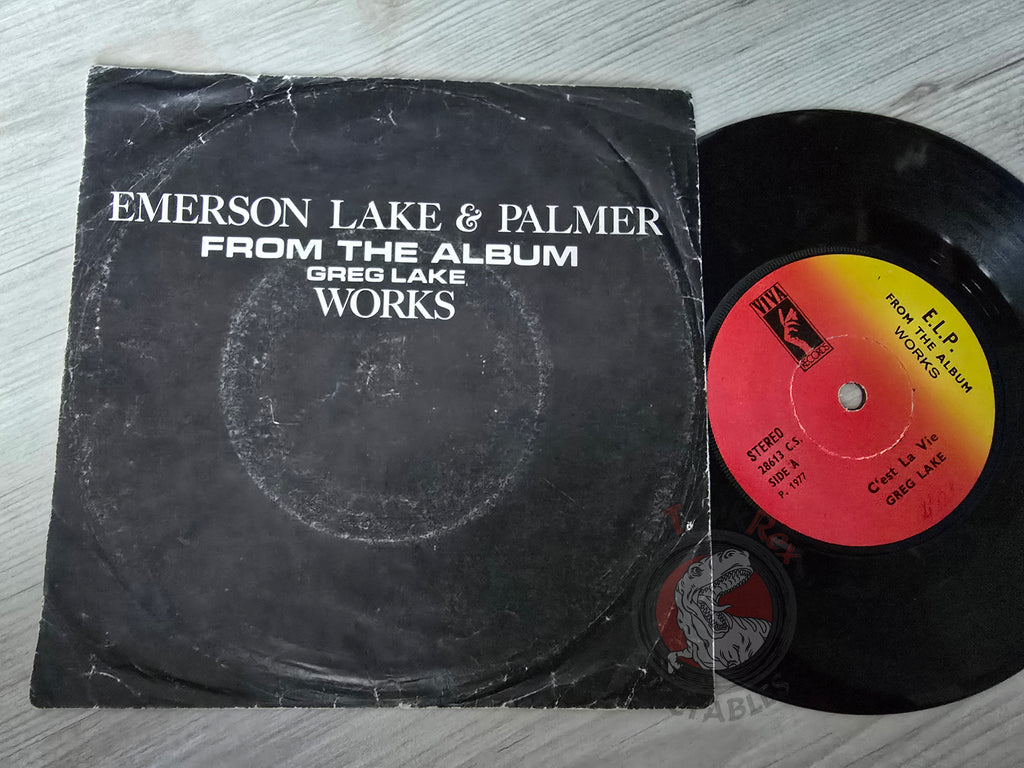 Emerson, Lake & Palmer, Greg Lake – From The Album Works 7" Turkish Pressing Vinyl Turkey Edition