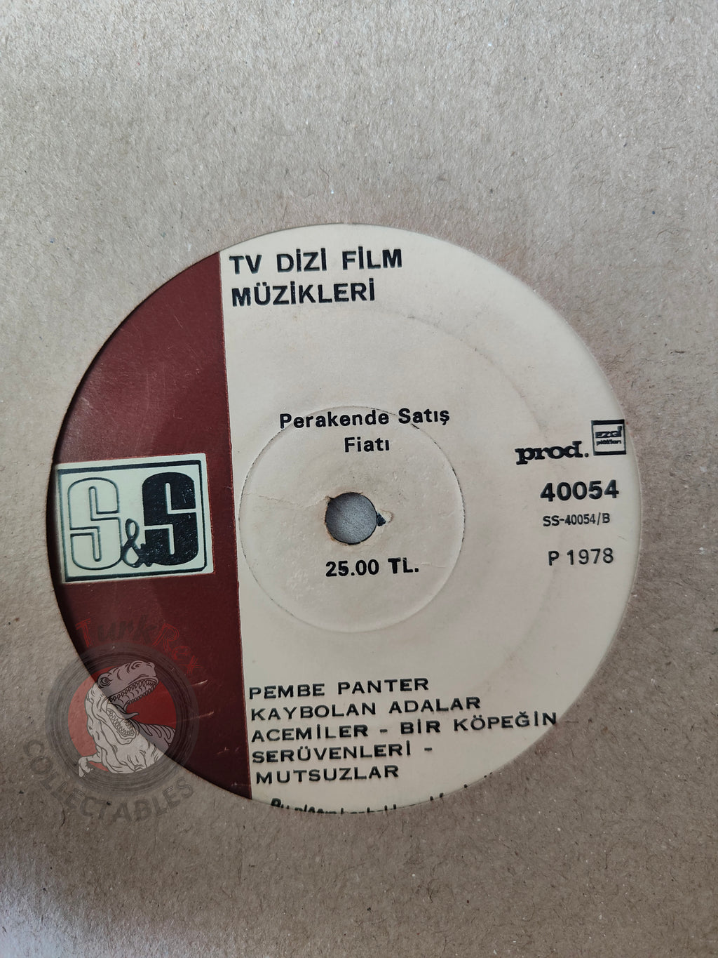 Various – Charlie's Angels / Space 1999 / The Jetsons 7" Turkish Pressing Vinyl Turkey Edition