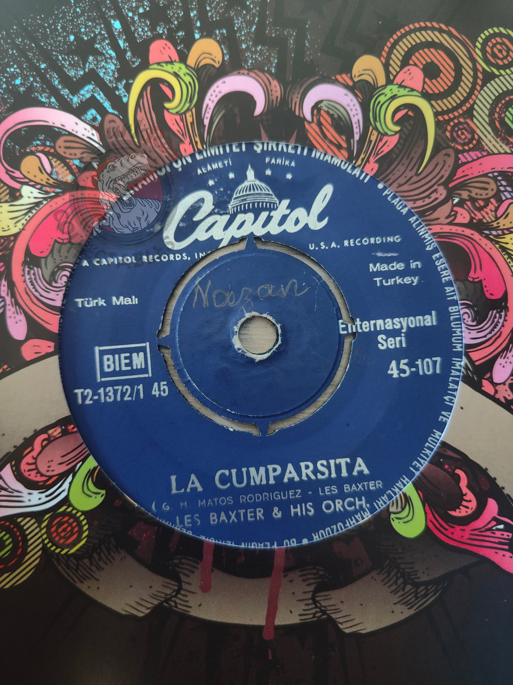 Les Baxter & His Orchestra – La Cumparsita 7" Turkish Pressing Vinyl Turkey Edition