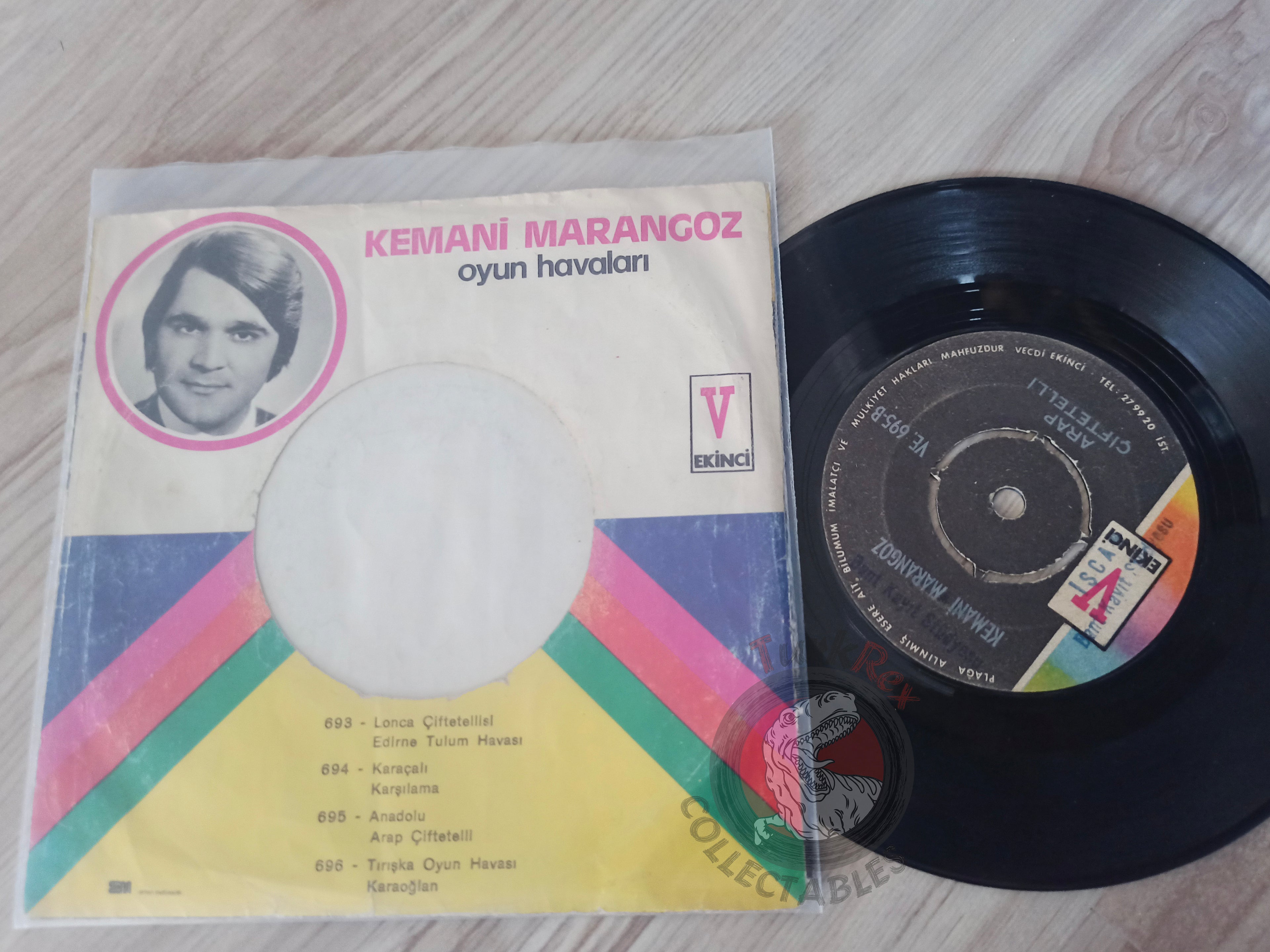 Kemani Marangoz – Oyun Havaları 7" Turkish Pressing Vinyl Turkey Edition Belly Dance