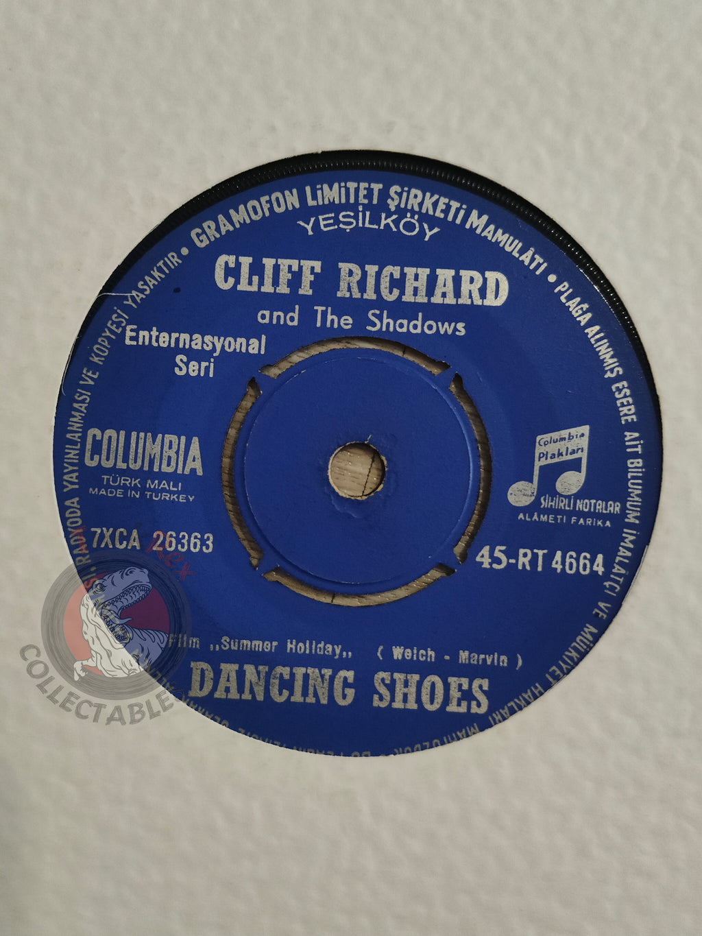 Cliff Richard And The Shadows – Summer Holiday 7" Turkish Pressing Vinyl Turkey Edition 1
