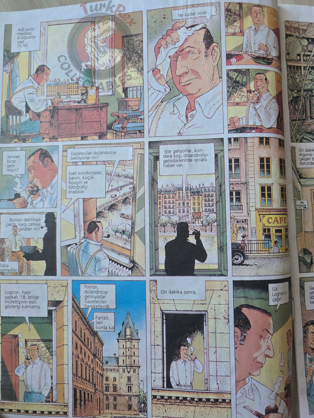 Georges Simenon - Maigret Tend Un Piège Turkish Comic Turkey LeFrancq