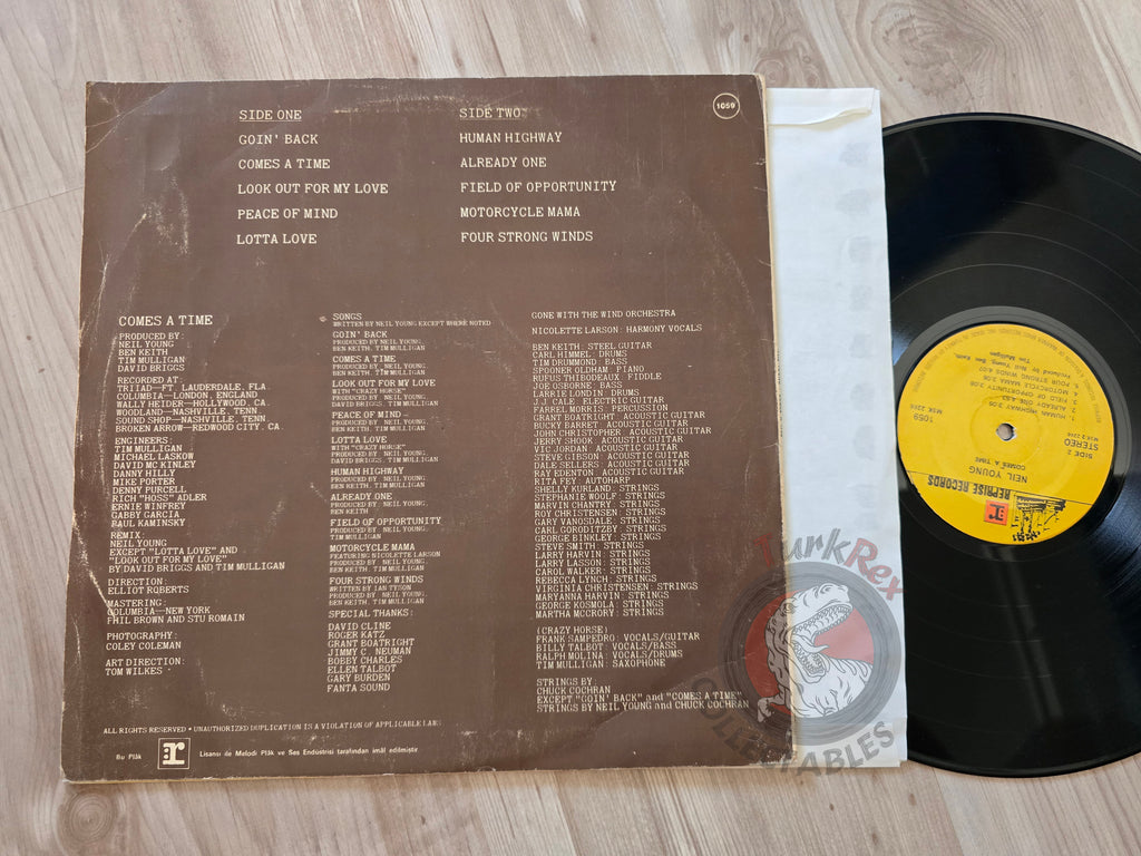 Neil Young – Comes A Time Turkish Pressing Vinyl Turkey Edition