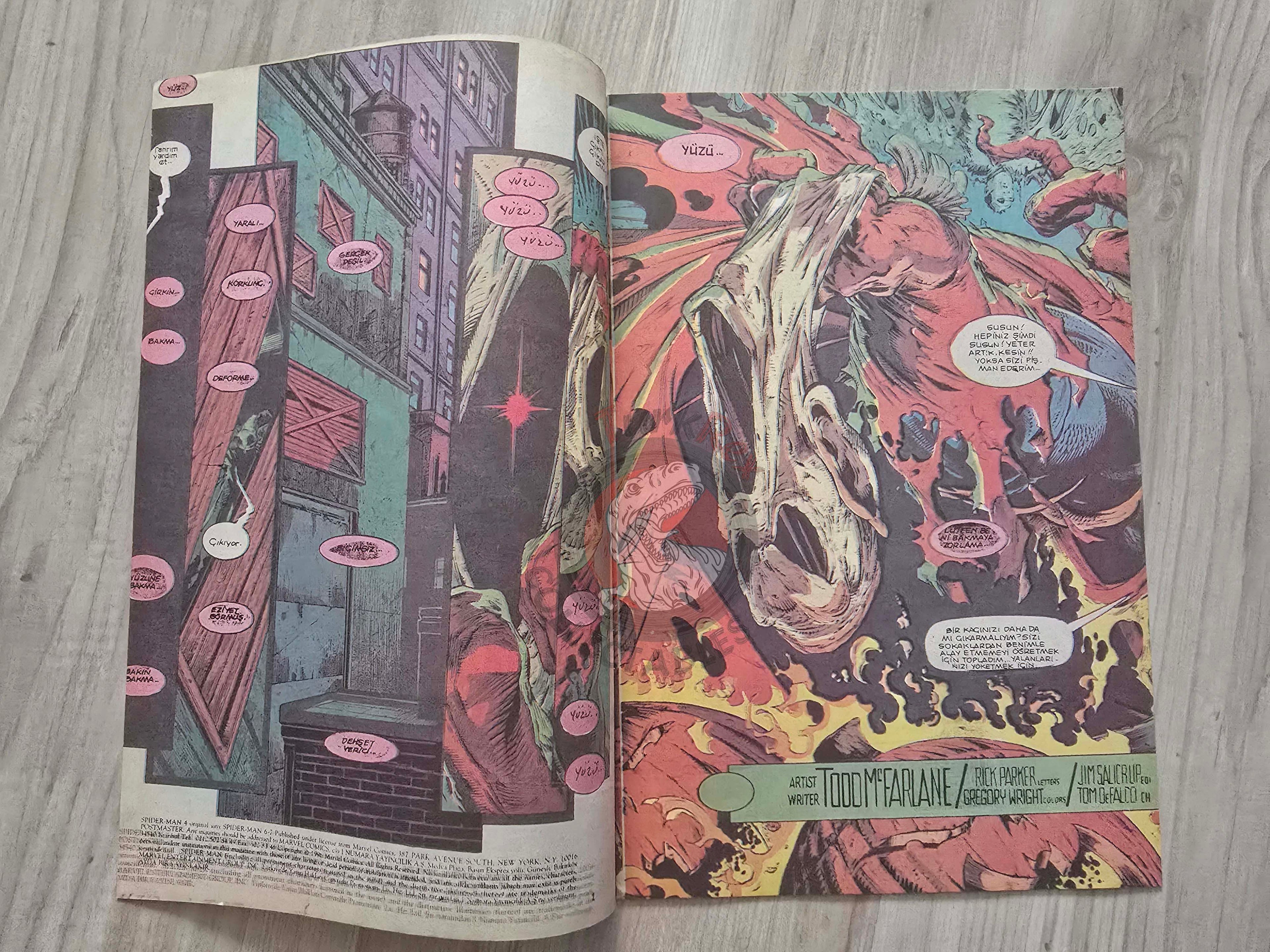 Spider-Man #10 1990s Turkish Comic Turkey Spider-Man #7 Todd McFarlane #6