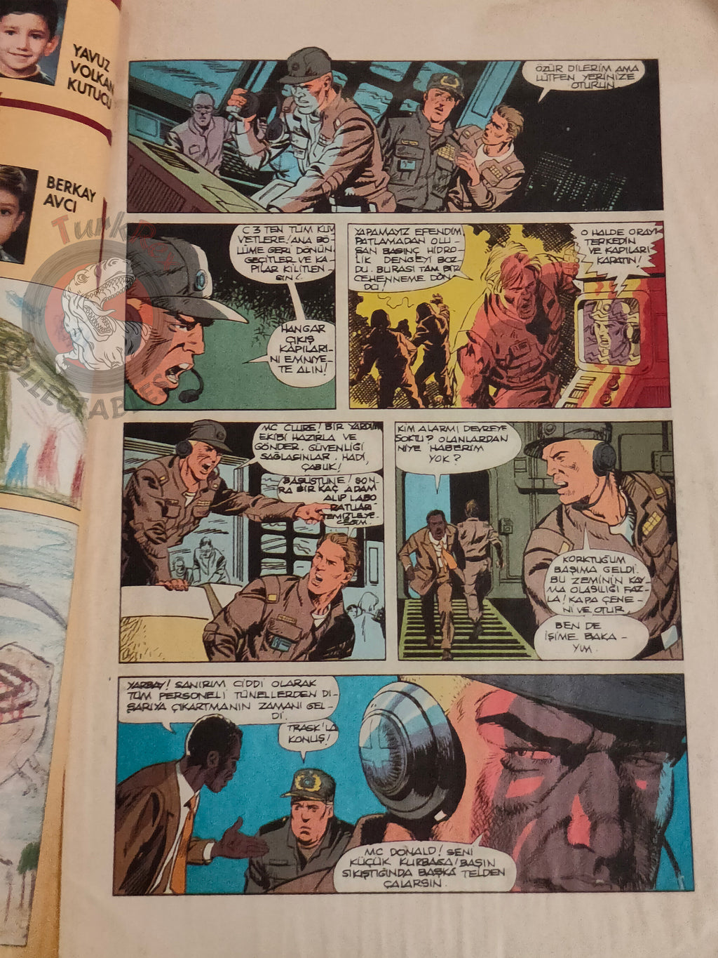 Dreadlands #3 1990s Turkish Edition Comic Turkey Newspaper Giveaway