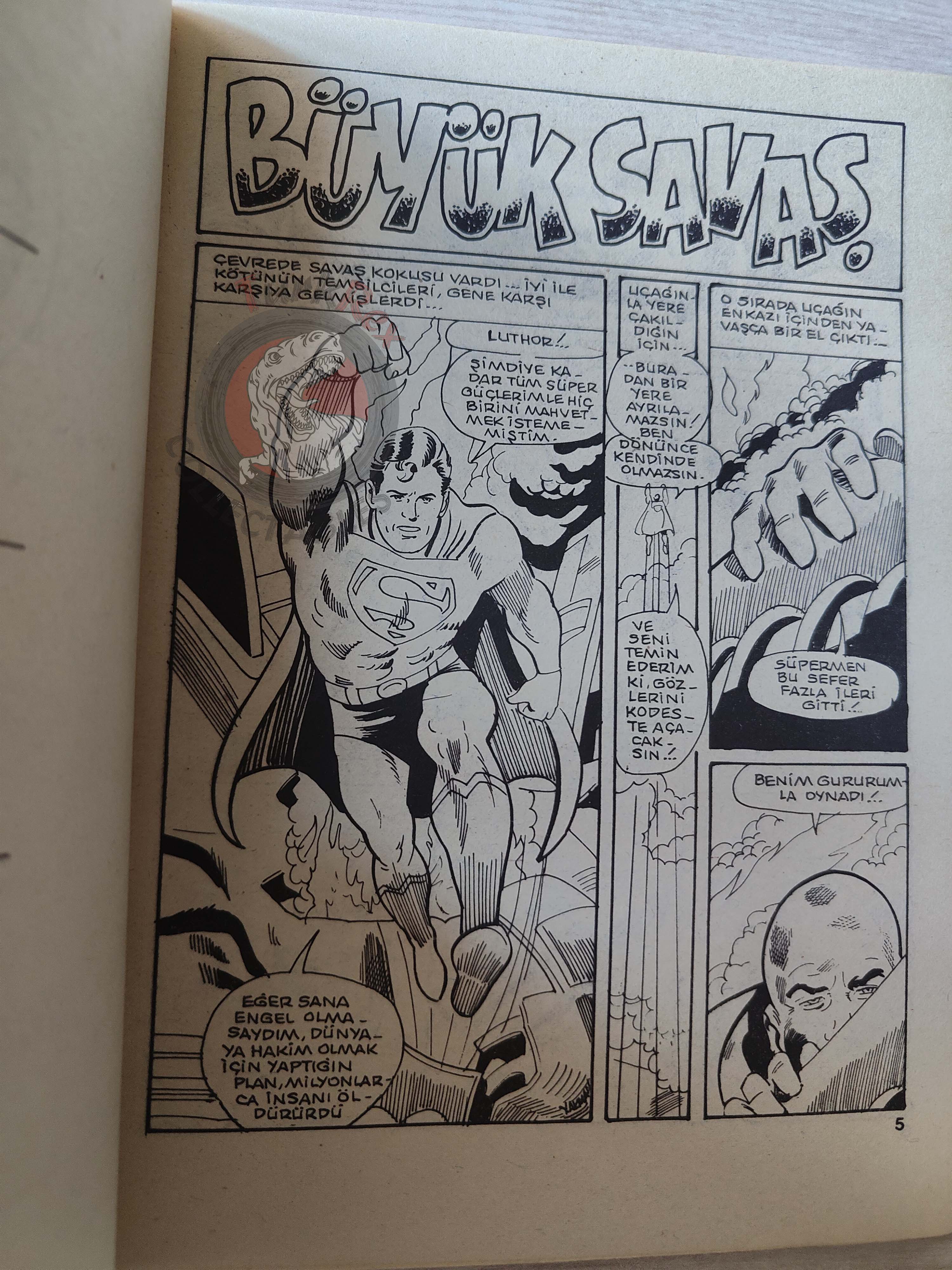 Superman #36 1985 Turkish Comic Turkey #385 #386 #284 Action Comics #544