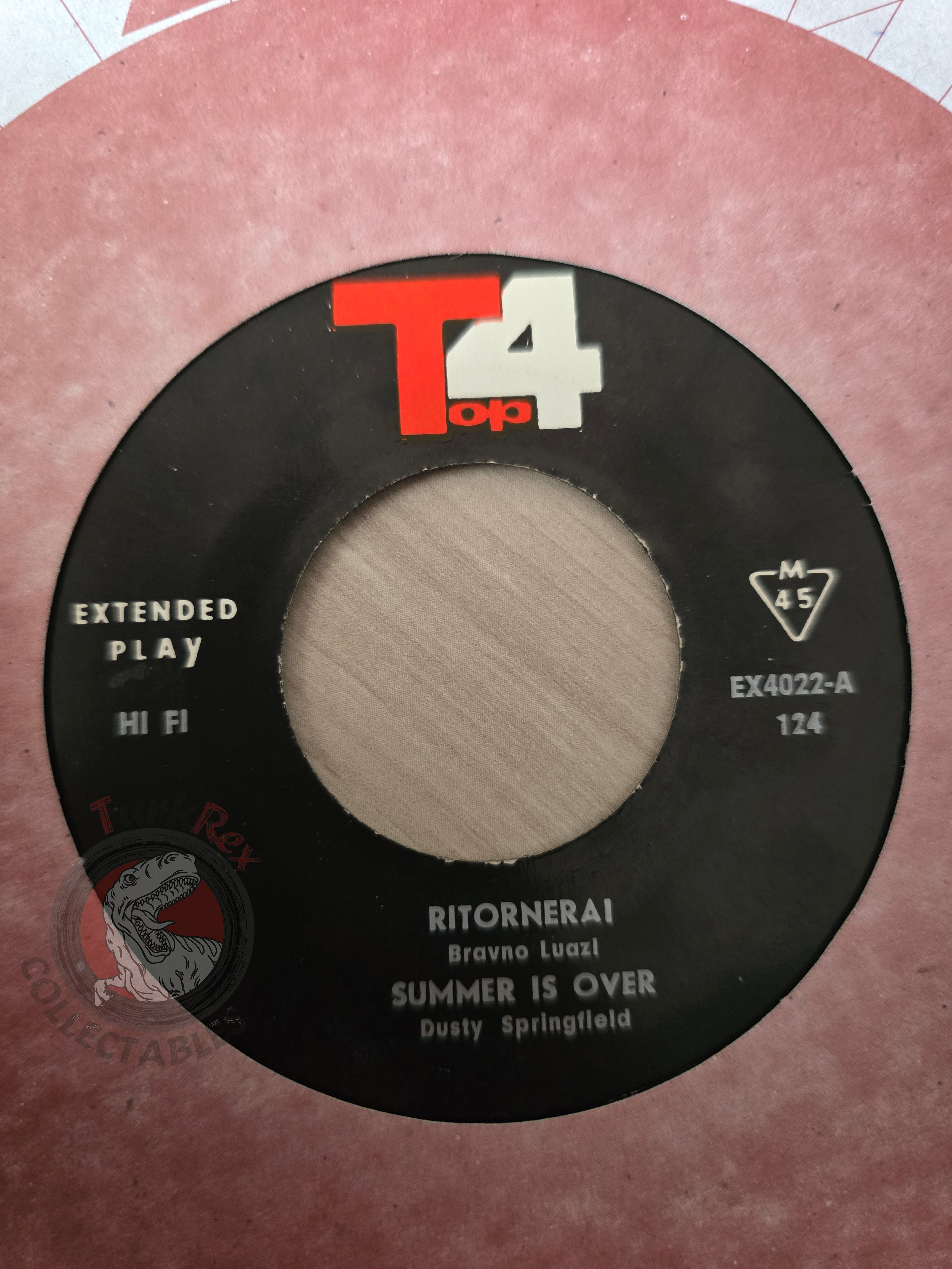 The Beatles / Bruno Lauzi / Dusty Springfield / Charles Aznavour 7" Iran Pressing Vinyl Iranian Edition
