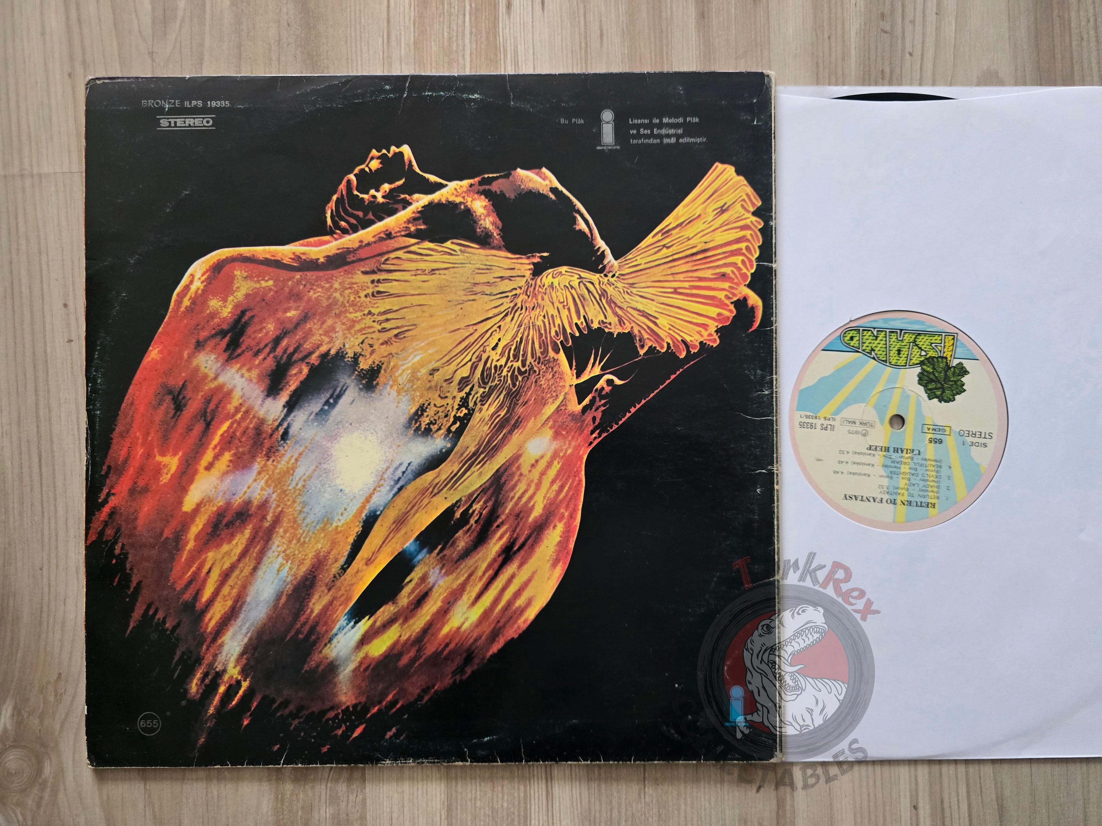Uriah Heep – Return to Fantasy Turkish Pressing Vinyl Turkey Edition