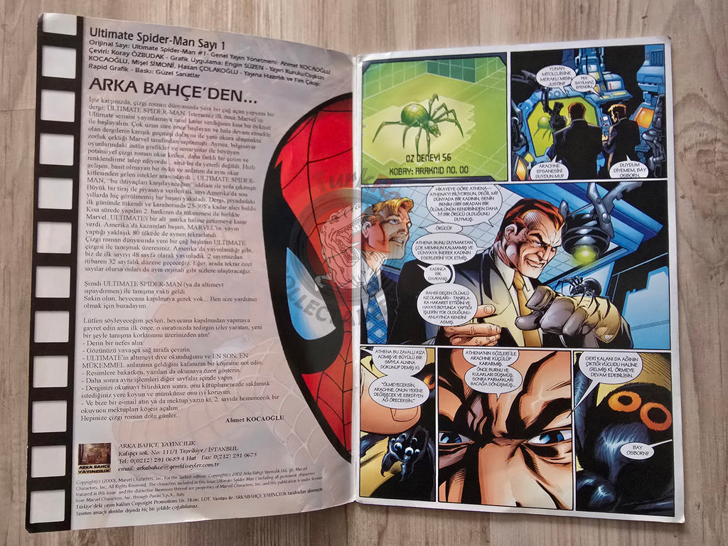 Ultimate Spider-Man #1 – Powerless 2002 Turkish Comic Turkey
