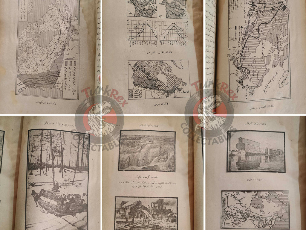 Geography of the Great Powers Ottoman Book 1922 Empire Education with many Maps