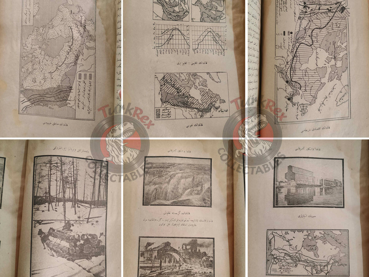 Geography of the Great Powers Ottoman Book 1922 Empire Education with many Maps