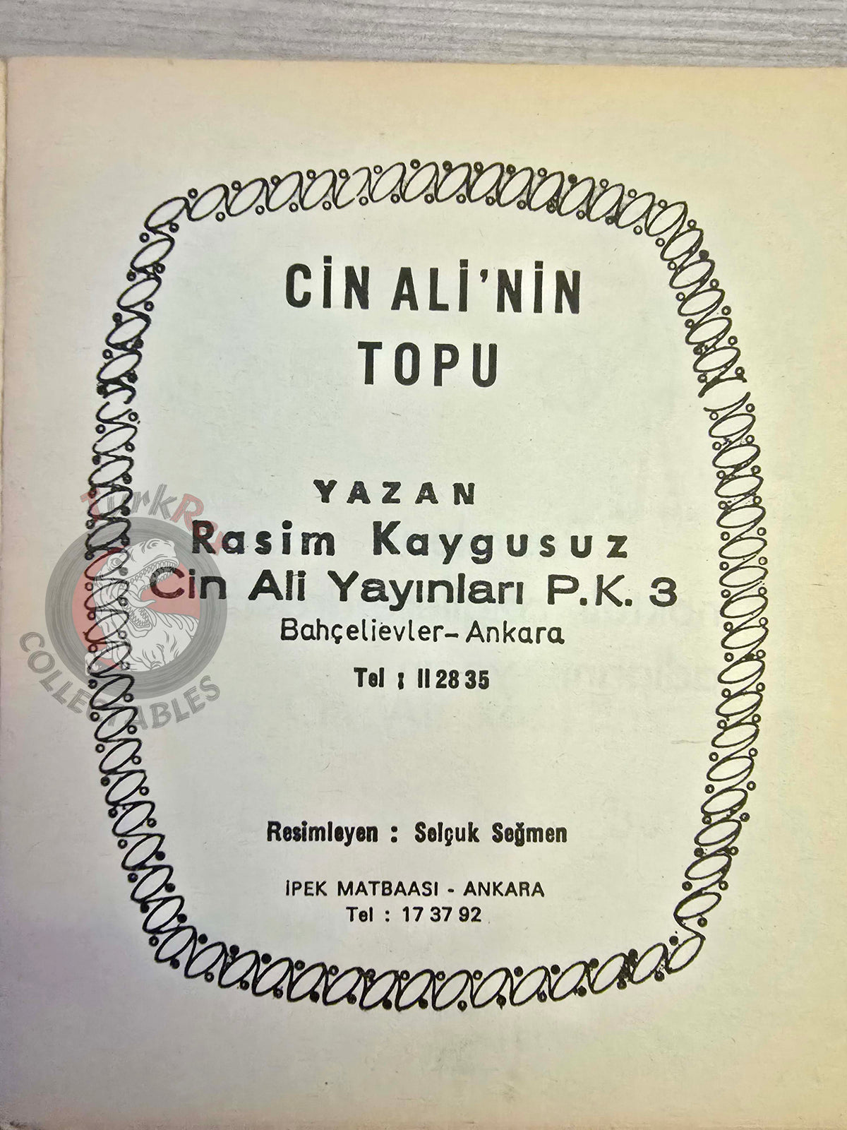 Cin Ali Series 2 – Rasim Kaygusuz 1970s Turkish Book Turkey Illustrated Education