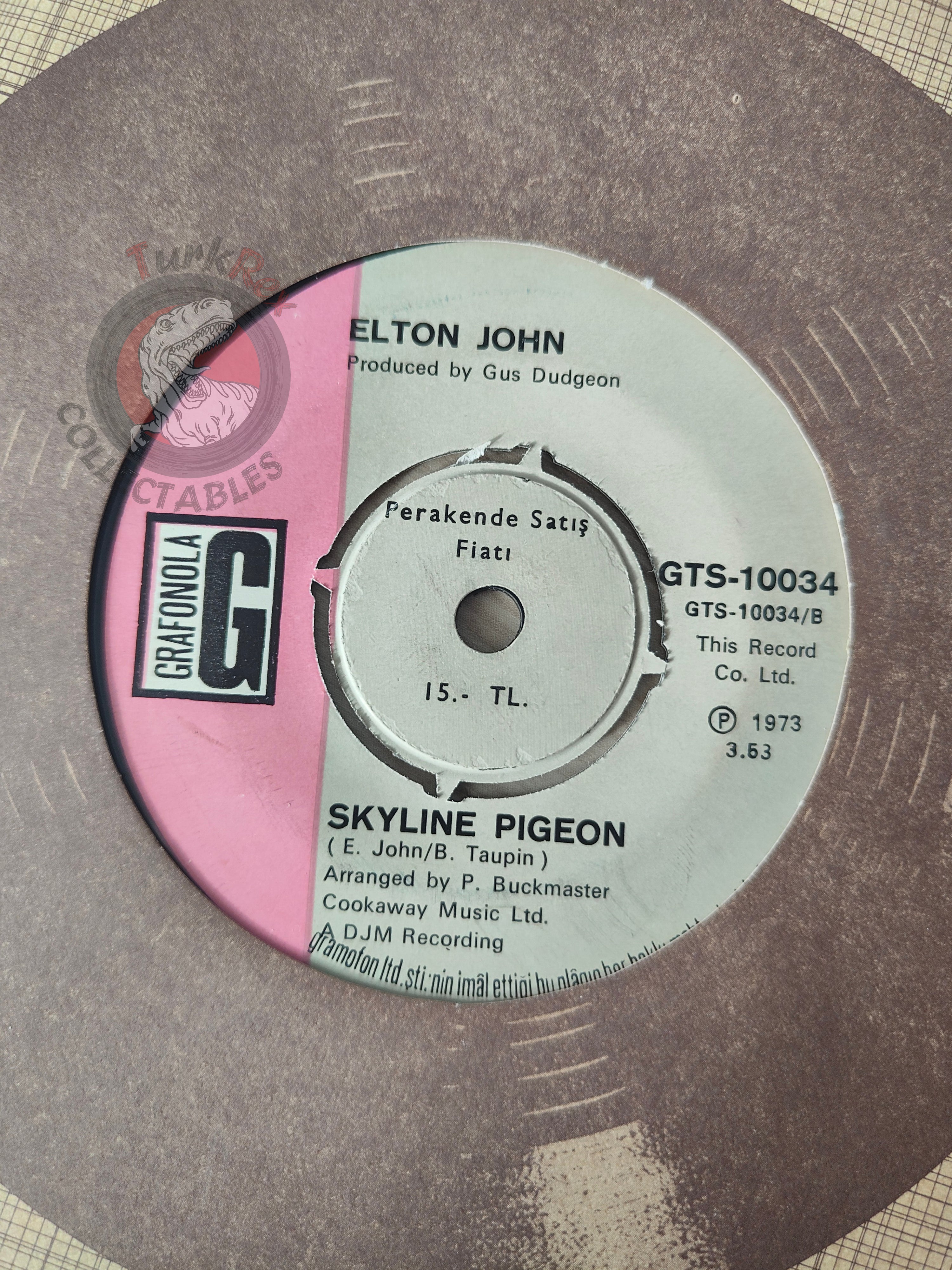 Elton John – Daniel 7" Turkish Pressing Vinyl Turkey Edition