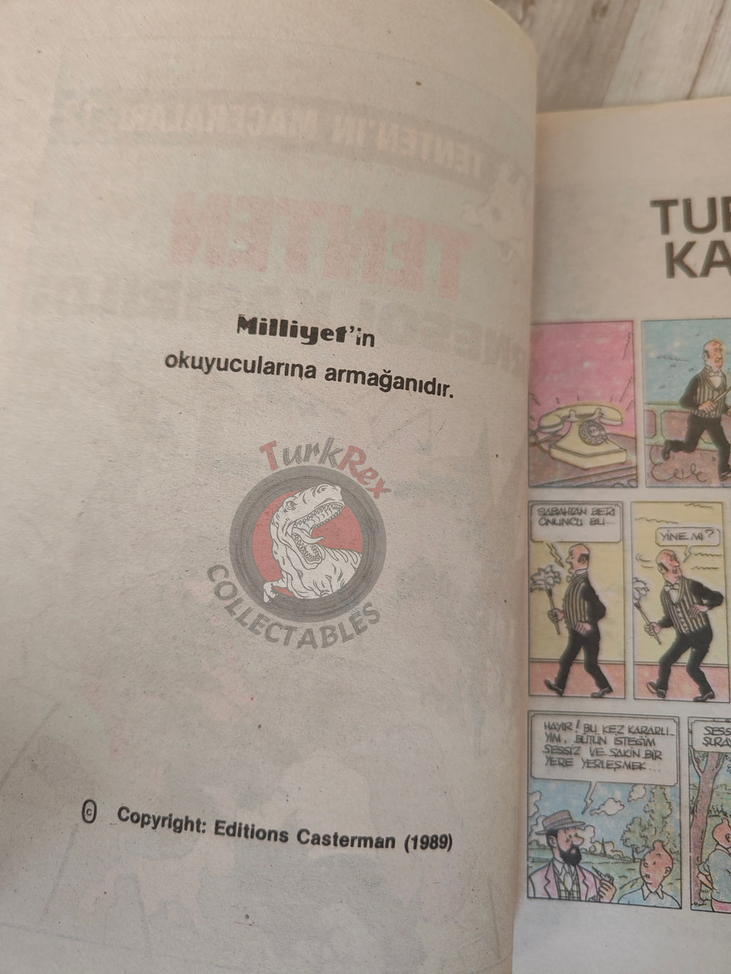 Tintin – The Calculus Affair 1989 Turkish Edition Comic Turkey