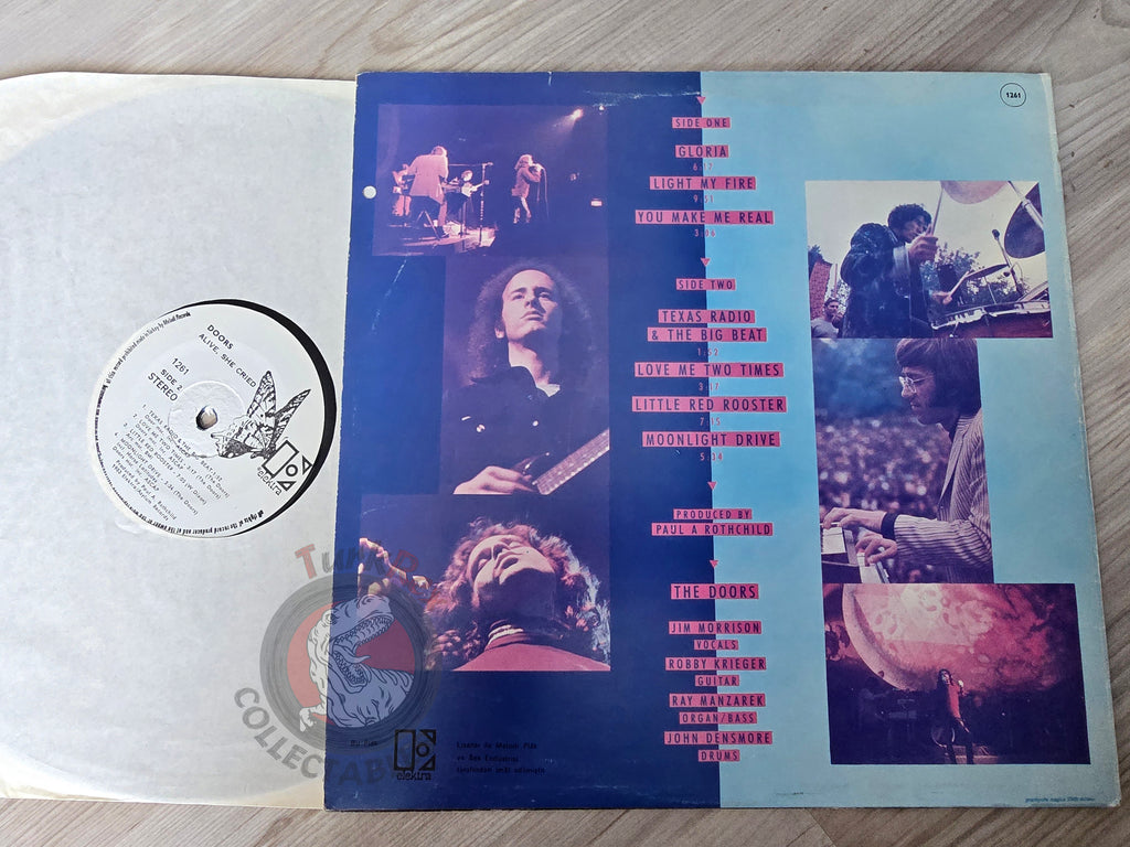 The Doors – Alive, She Cried Turkish Pressing Vinyl Turkey Edition
