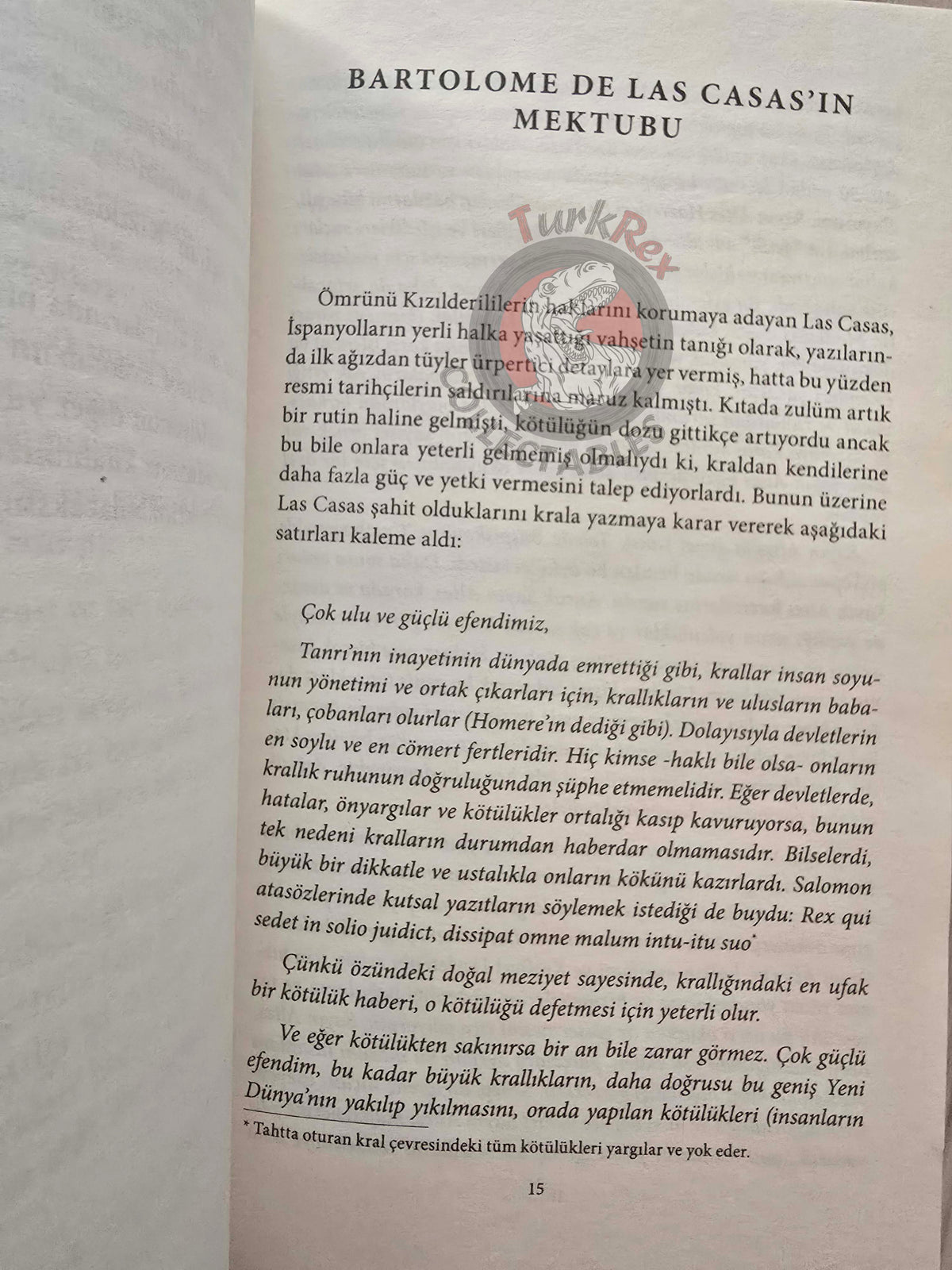 Bartolomé de las Casas – A Short Account of the Destruction of the Indies 2014 Turkish Book Turkey