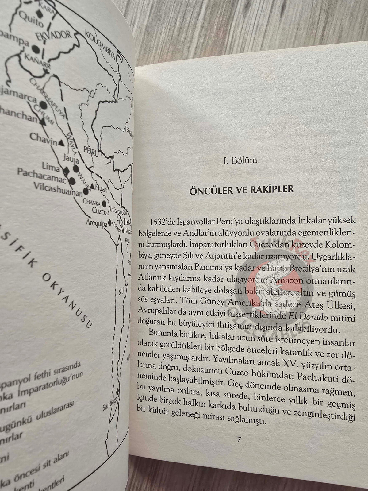 Henri Favre – The Incas 2007  Turkish Book Turkey