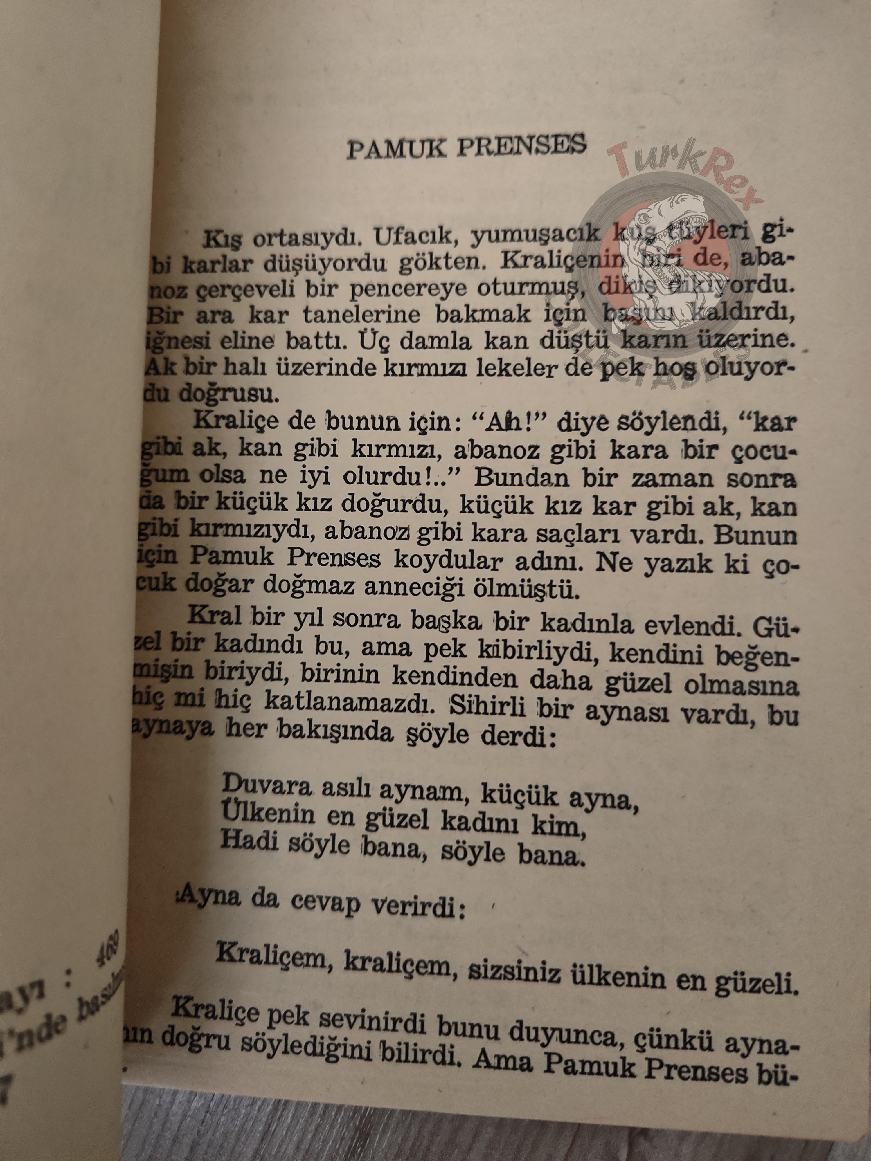 Grimm Brothers – Snow White and the Seven Dwarfs 1957 Turkish Book Turkey Illustrated