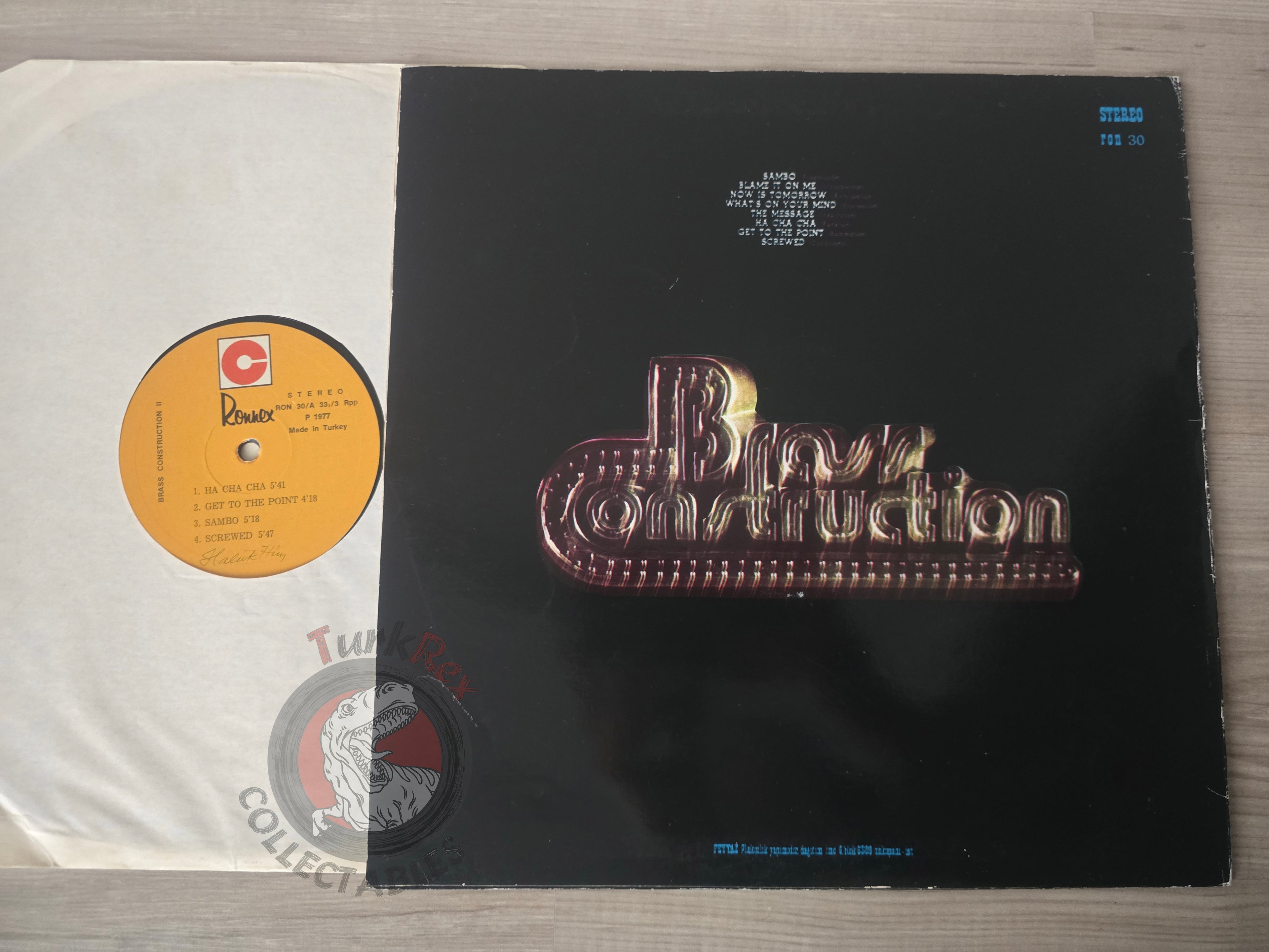 Brass Construction – Brass Construction II Turkish Pressing Vinyl Turkey Edition