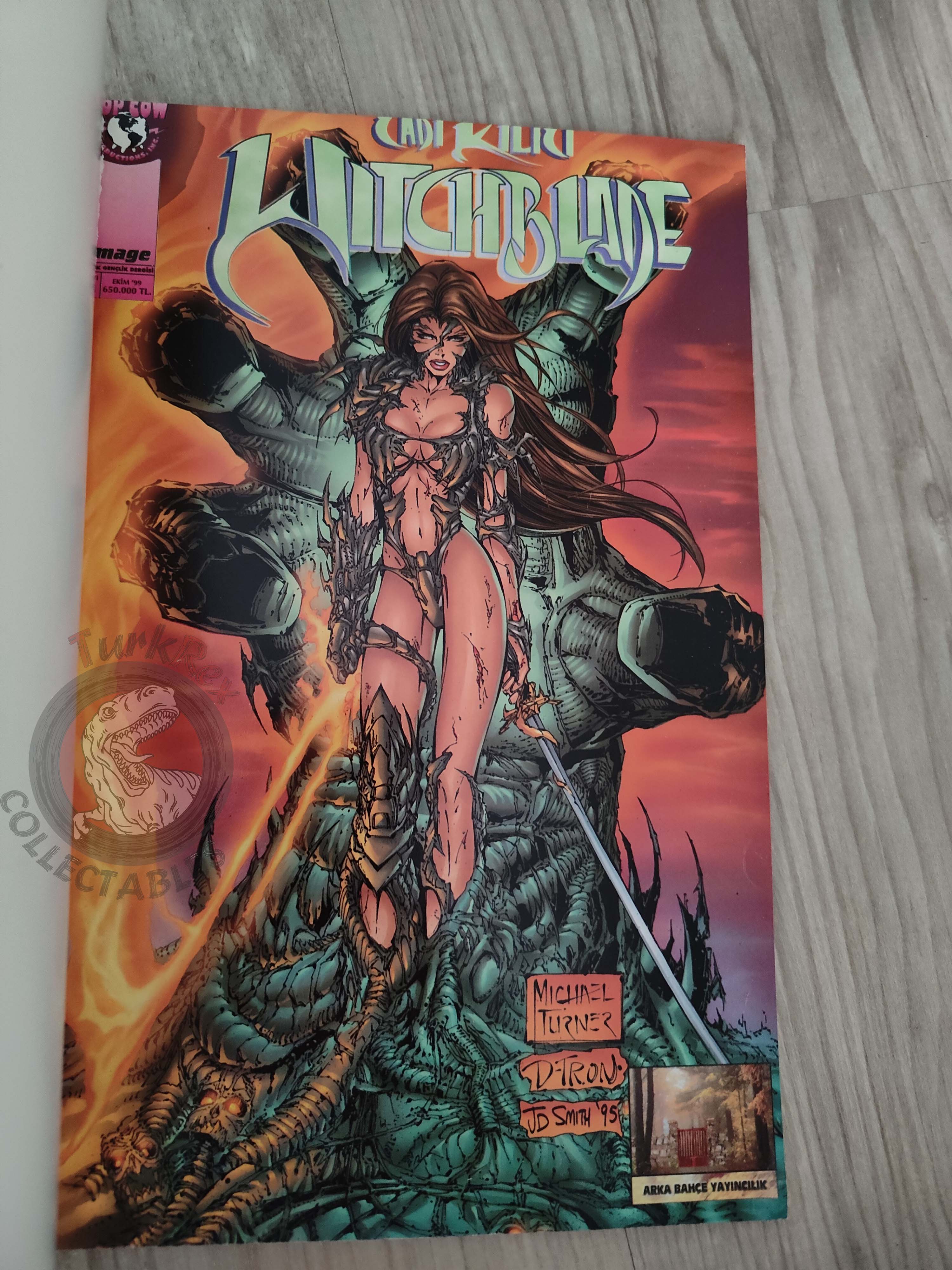 Witchblade Vol #2 1999 Turkish Comic Turkey #4 #5 #6