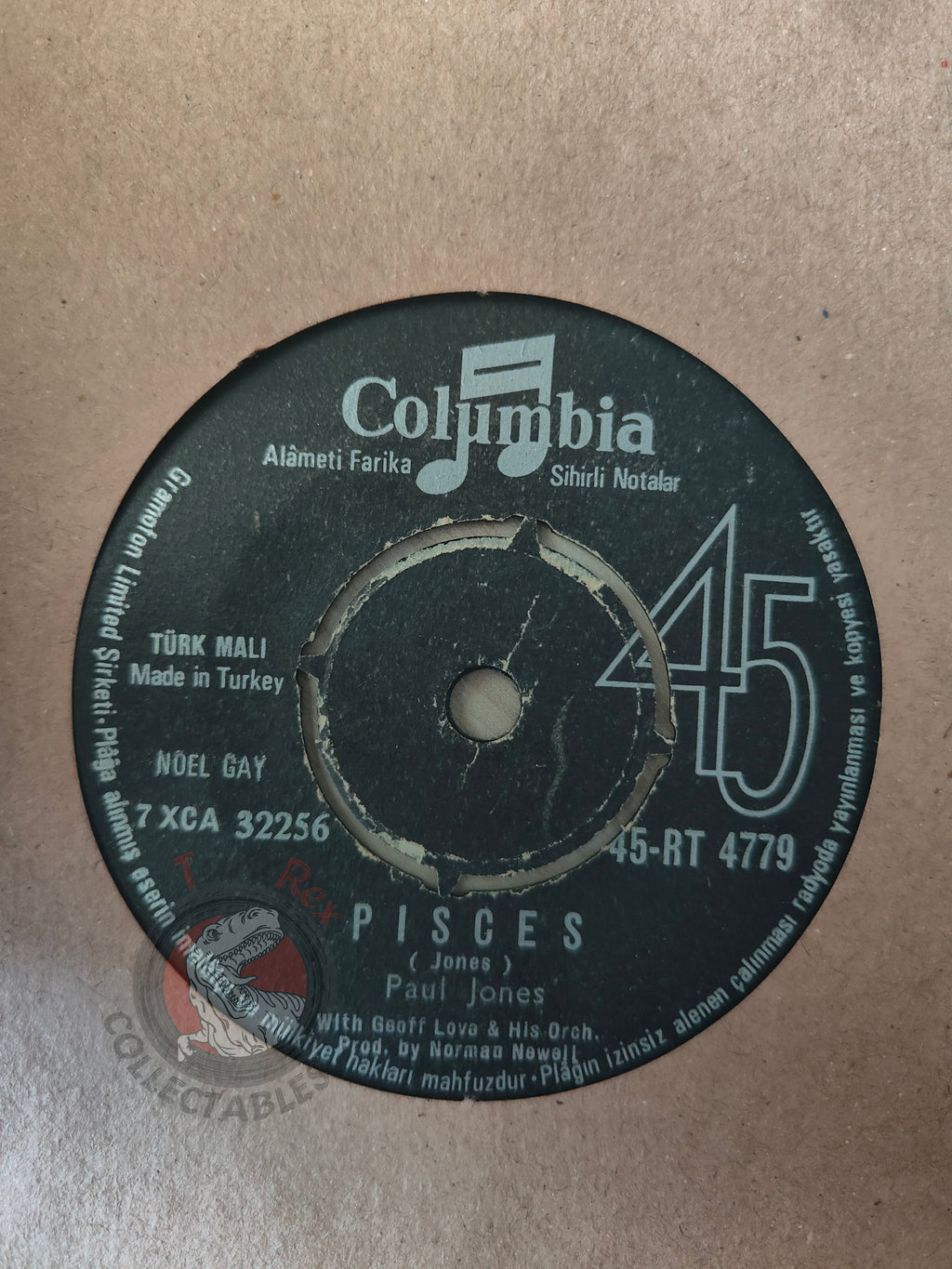 Paul Jones – Aquarius / Pisces 7" Turkish Pressing Vinyl Turkey Edition