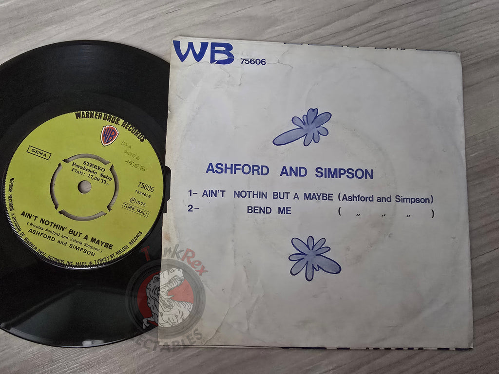 Ashford And Simpson – Ain't Nothin' But A Maybe 7" Turkish Pressing Vinyl Turkey Edition