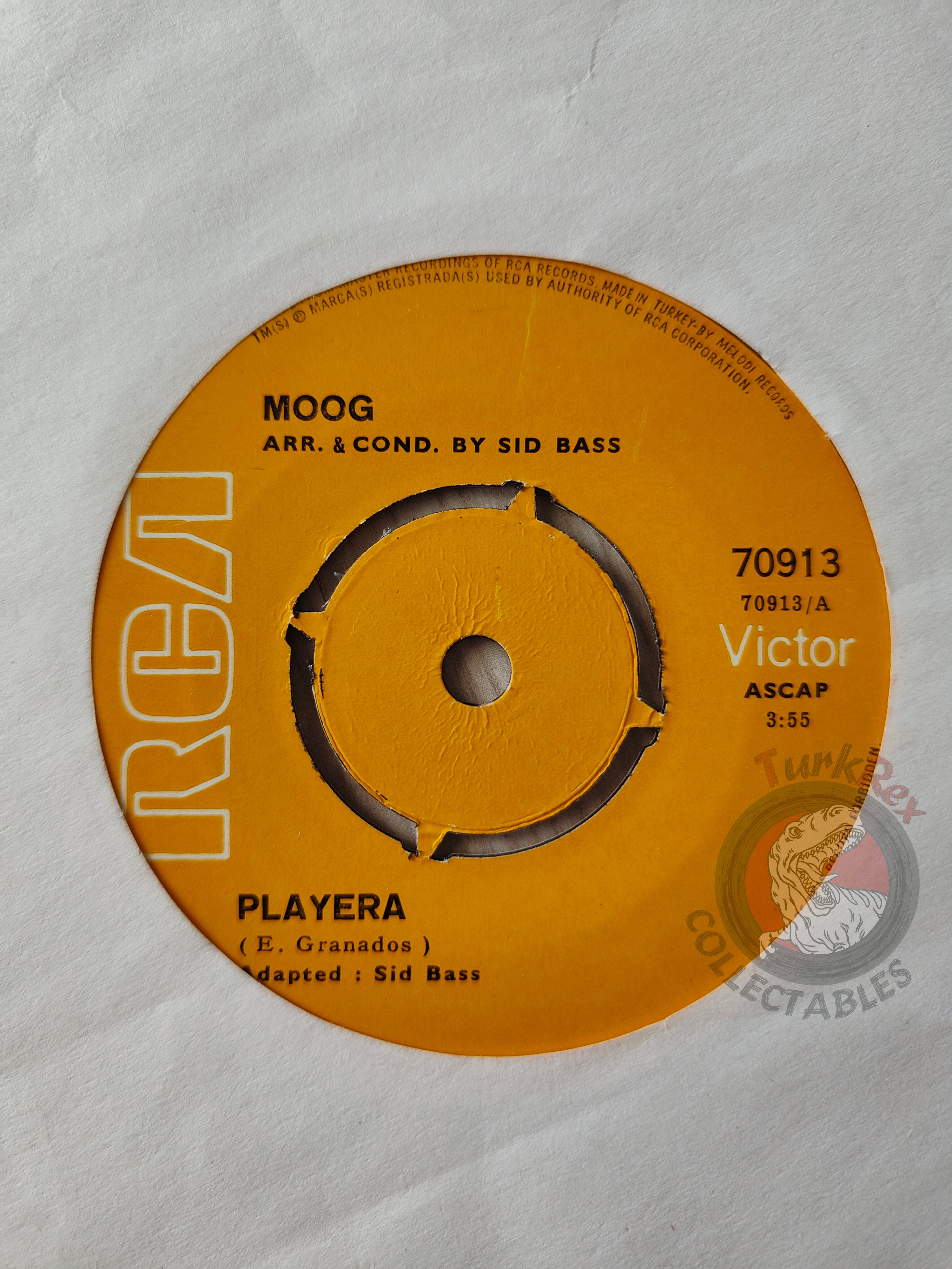 Sid Bass – Moog / Mama Inez 7" Turkish Pressing Vinyl Turkey Edition