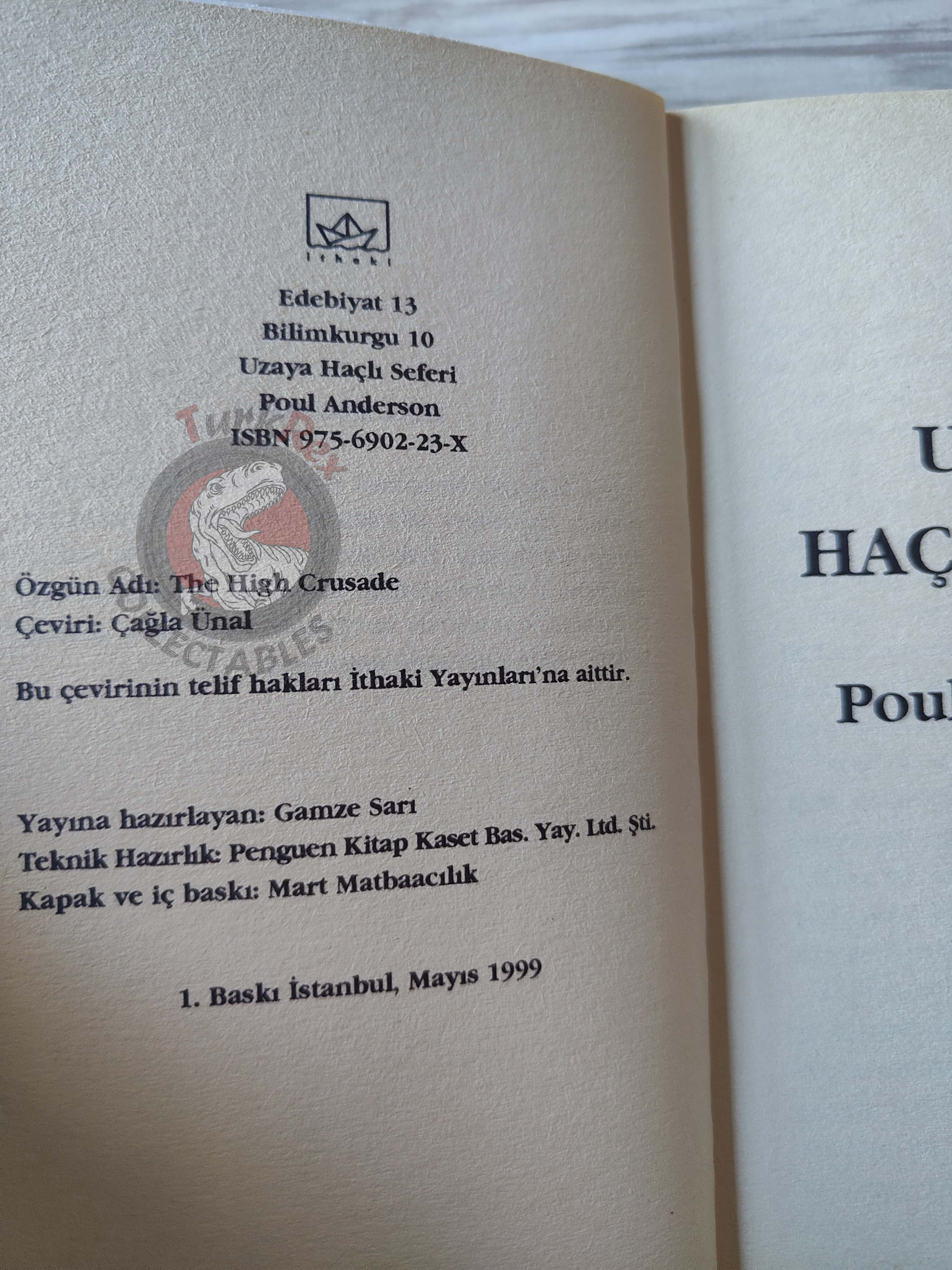 Poul Anderson – The High Crusade 1999 1st Turkish Book Turkey