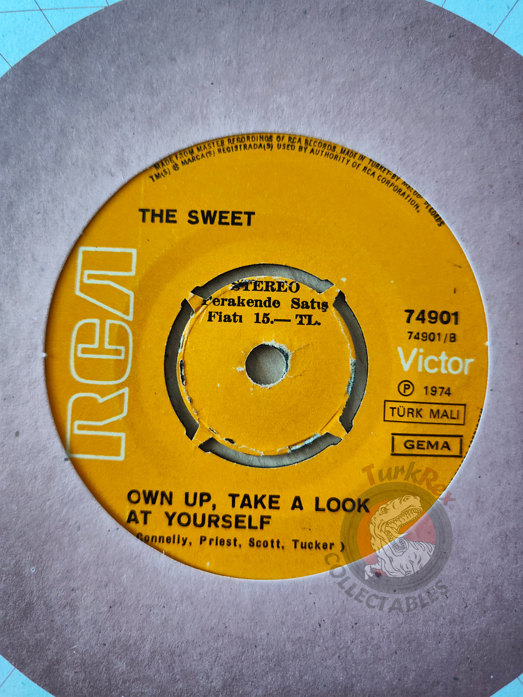 The Sweet – Teenage Rampage 7" Turkish Pressing Vinyl Turkey Edition