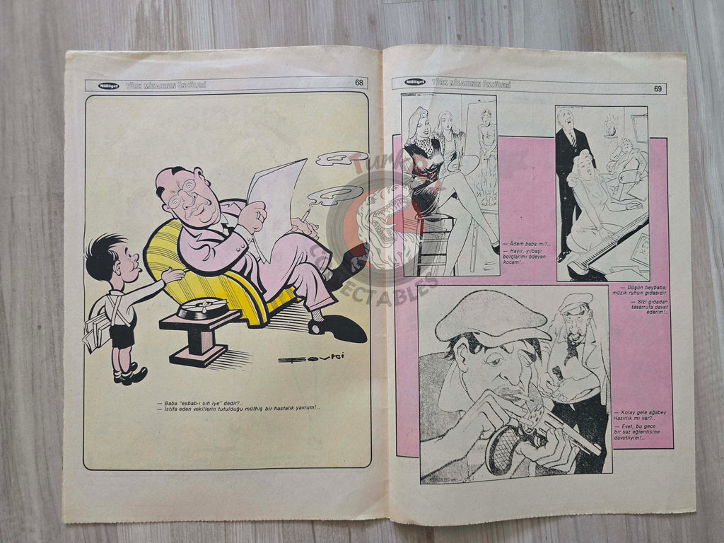 Pioneers of Turkish Humor Şevki Çankaya 1981 Turkish Comic Turkey WW2 Hitler