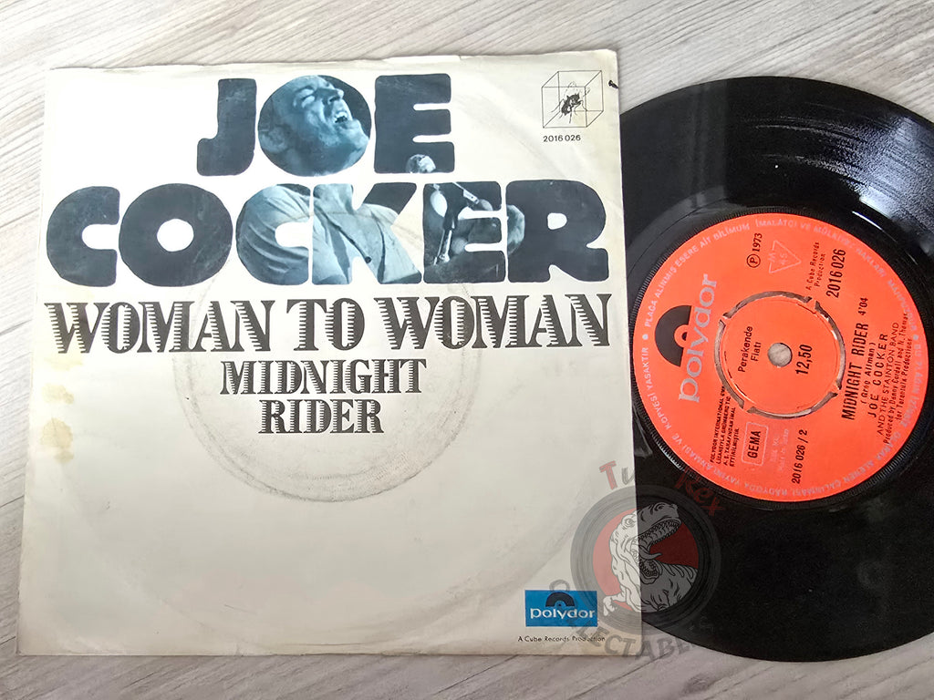 Joe Cocker – Woman To Woman 7" Turkish Pressing Vinyl Turkey Edition