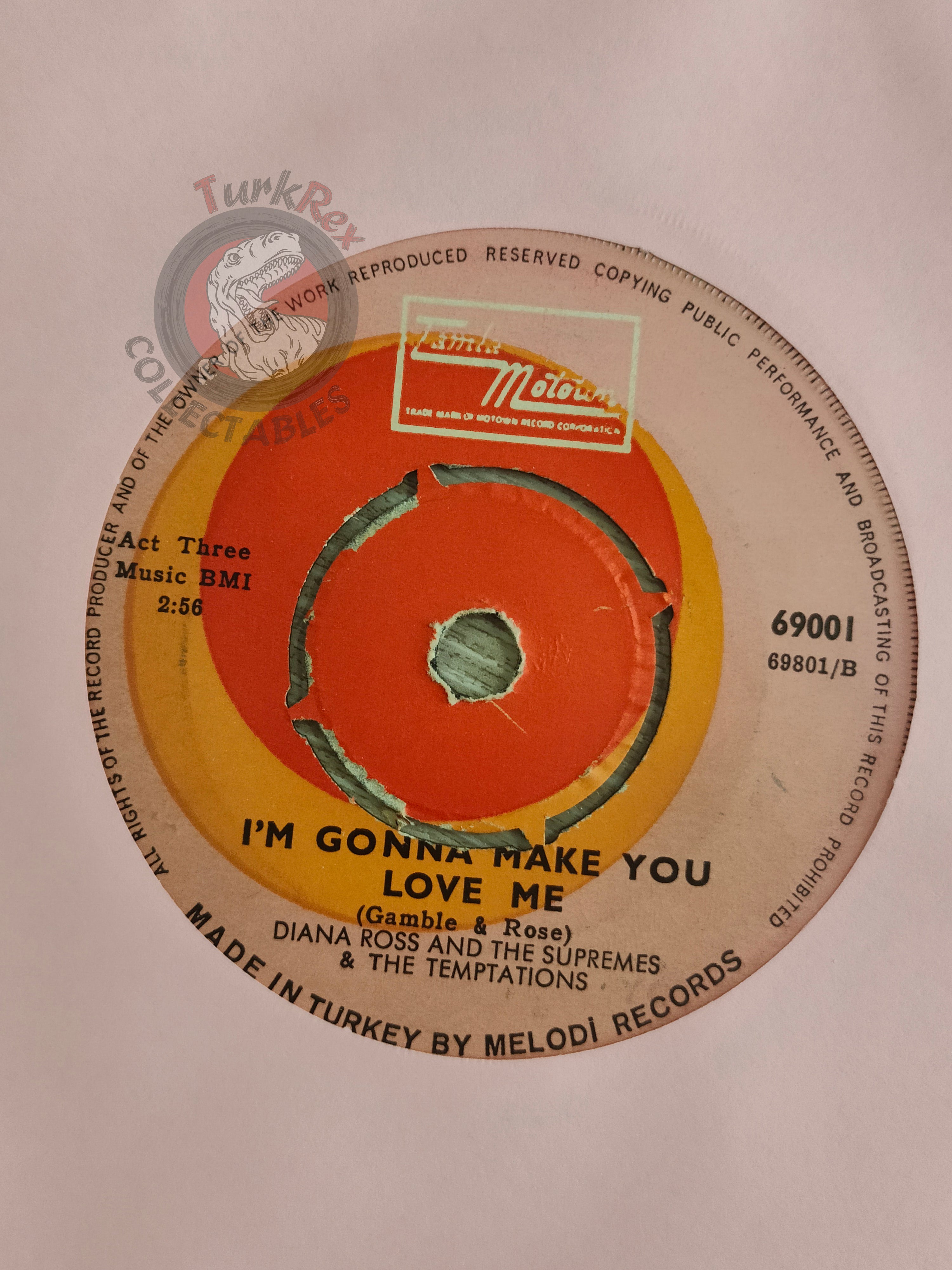 Diana Ross And The Supremes & The Temptations – A Place In The Sun 7" Turkish Pressing Vinyl Turkey Edition