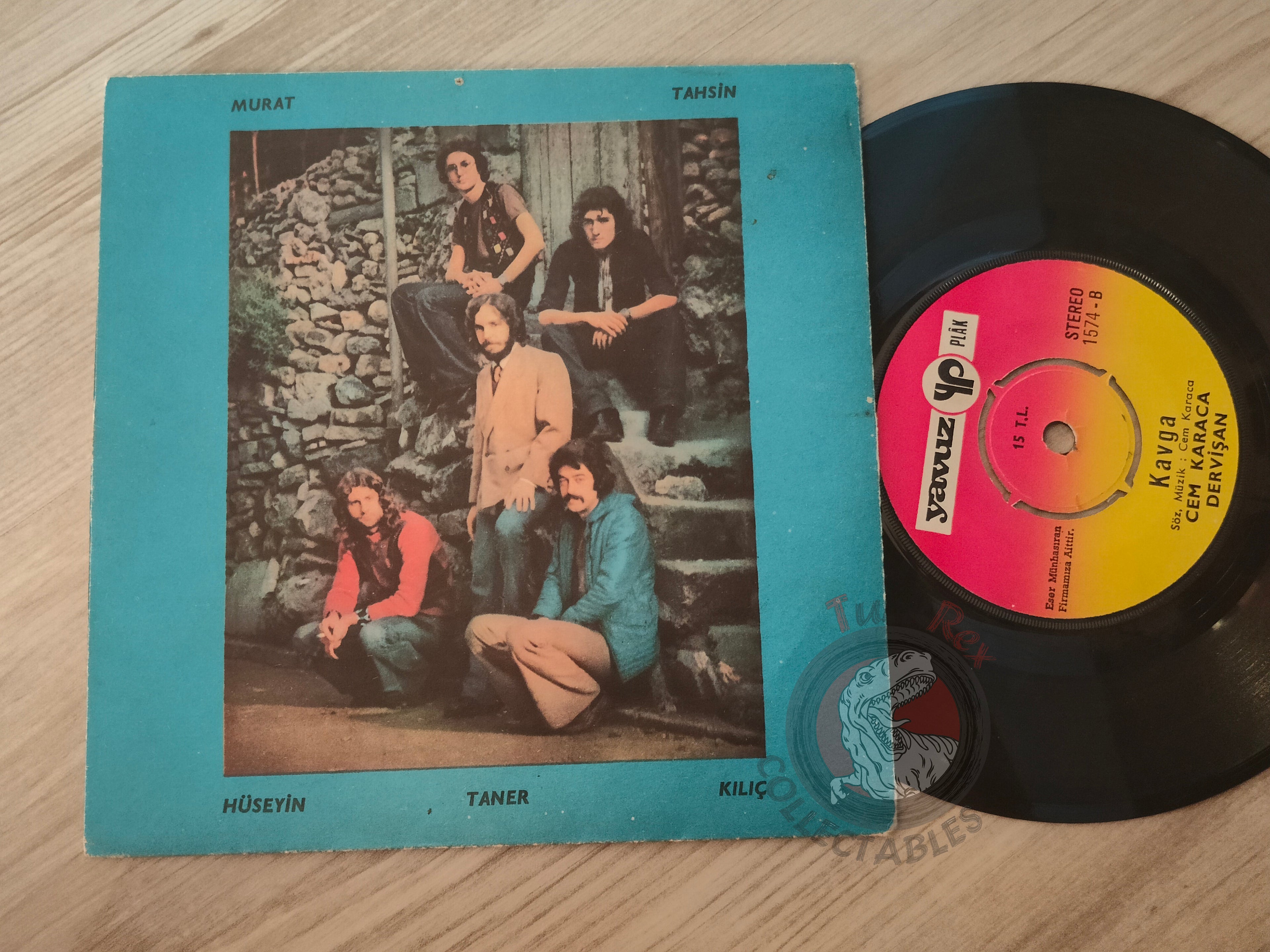 Cem Karaca - Dervişan – Mutlaka Yavrum 7" Turkish Pressing Vinyl Turkey Edition