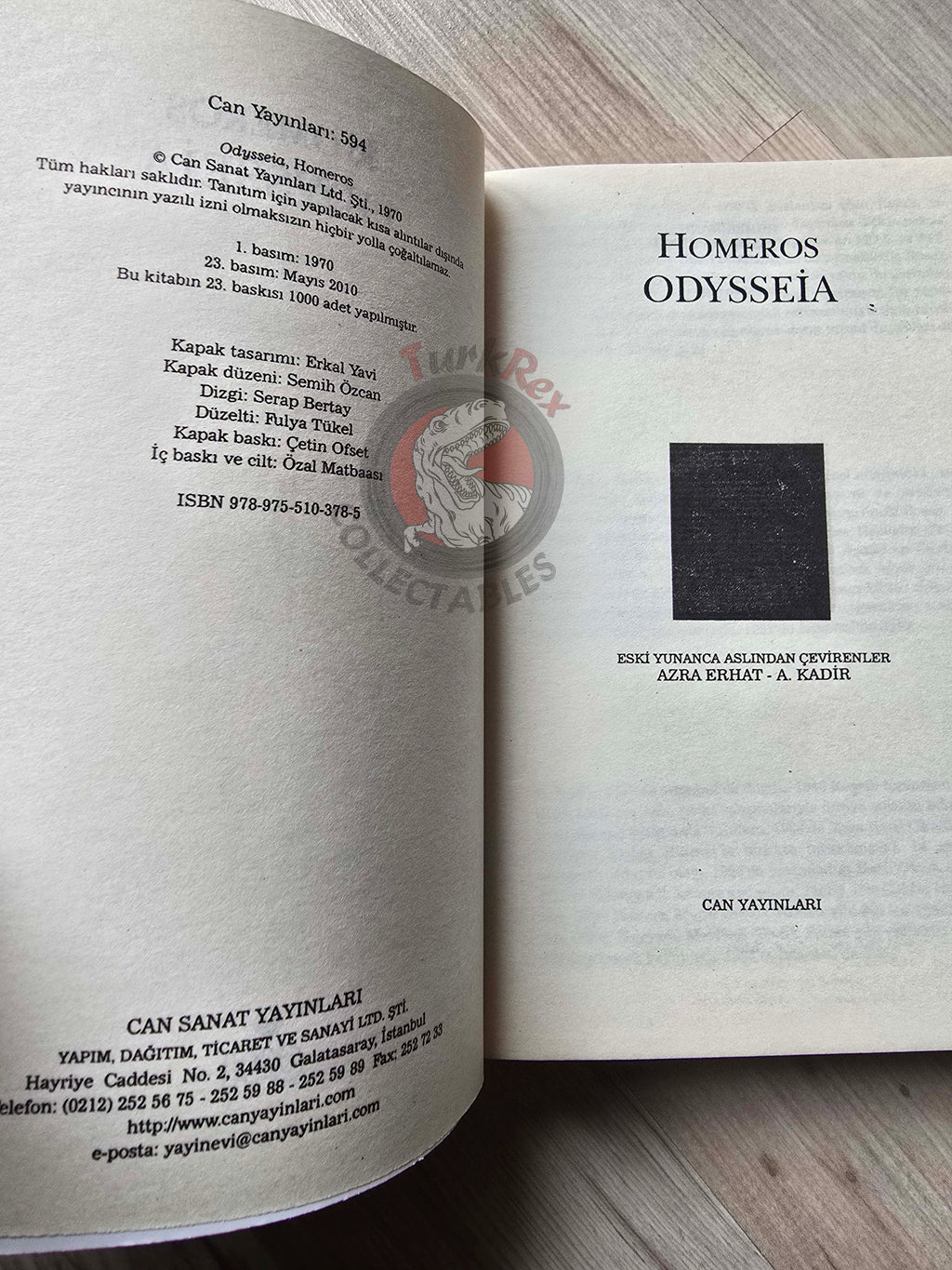 Homeros – Odysseia 2010 Turkish Book Turkey