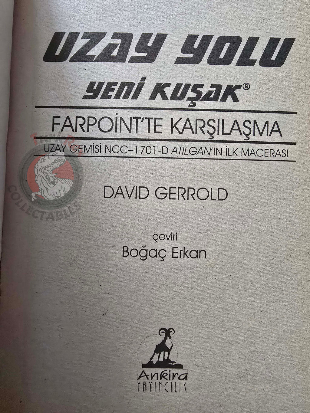 Star Trek: Encounter at Farpoint – David Gerrold 1987 1st Turkish Book Turkey