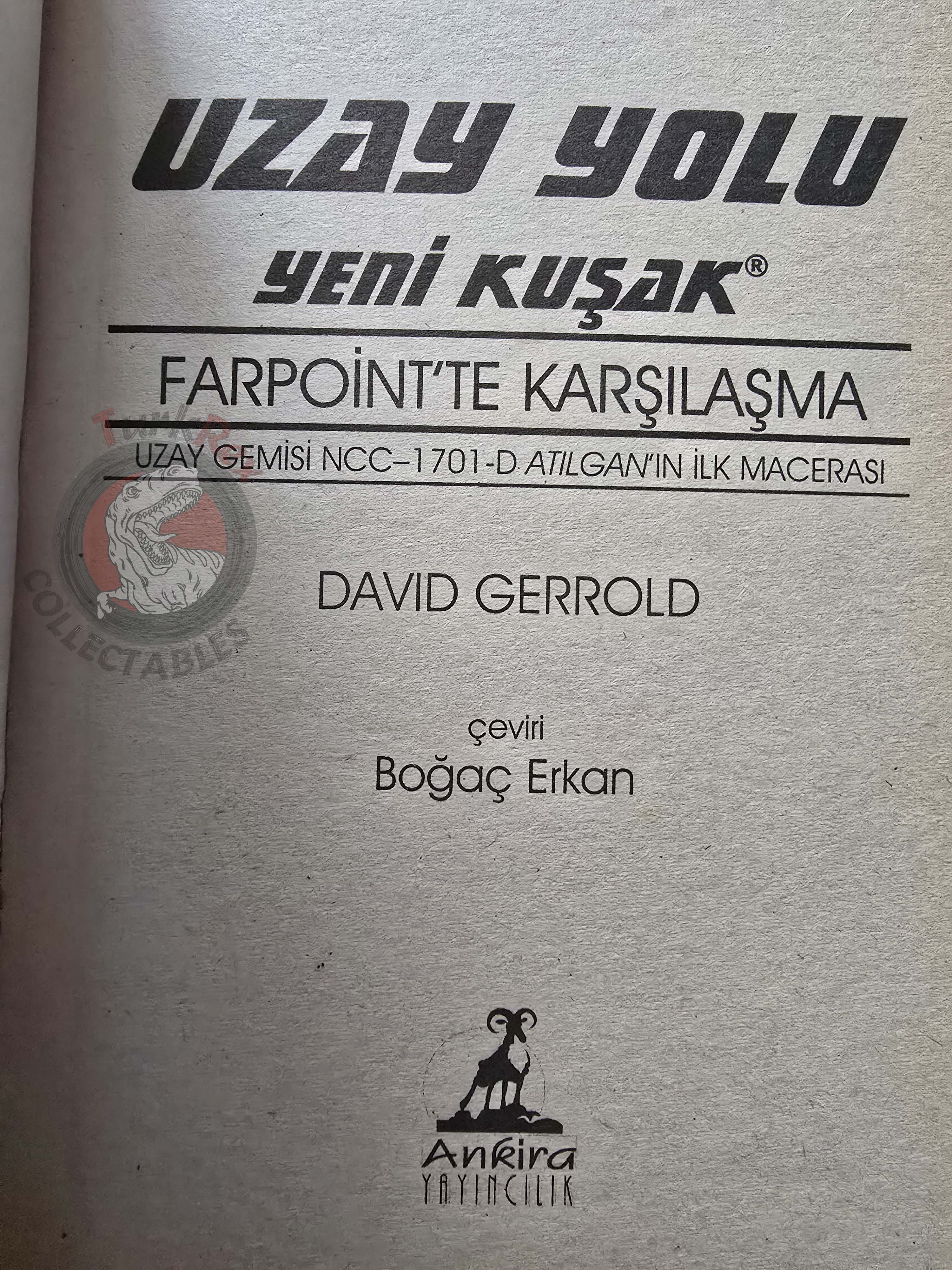 Star Trek: Encounter at Farpoint – David Gerrold 1987 1st Turkish Book Turkey