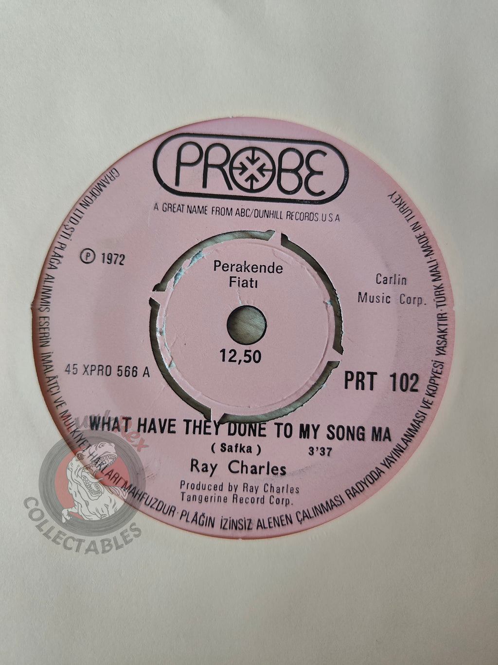 Ray Charles – What Have They Done To My Song Ma 7" Turkish Pressing Vinyl Turkey Edition