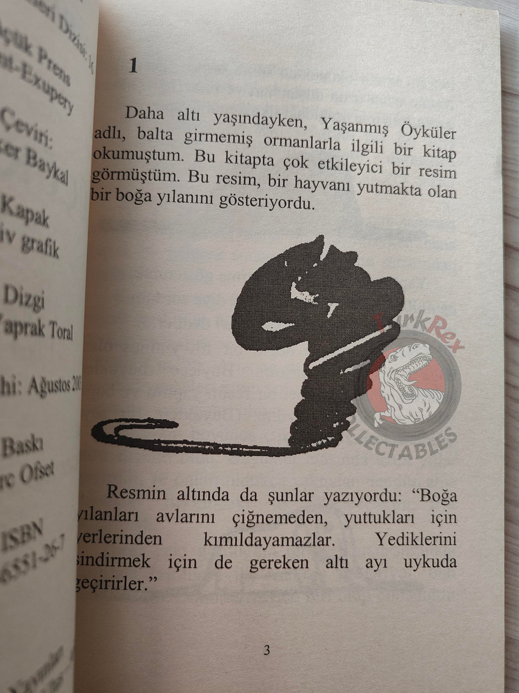 Antoine de Saint-Exupéry – Le Petit Prince 2003 Turkish Book Turkey Illustrated Little 1