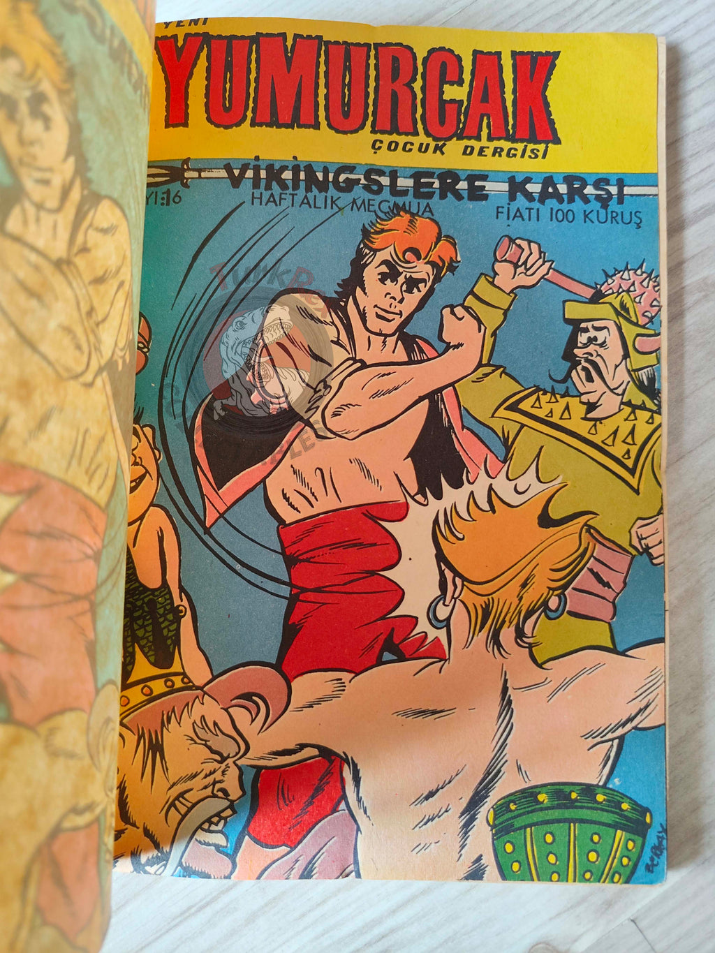 Belloy - Chevalier sans armure 1970 Turkish Comic Turkey Uderzo Yumurcak Mag #6