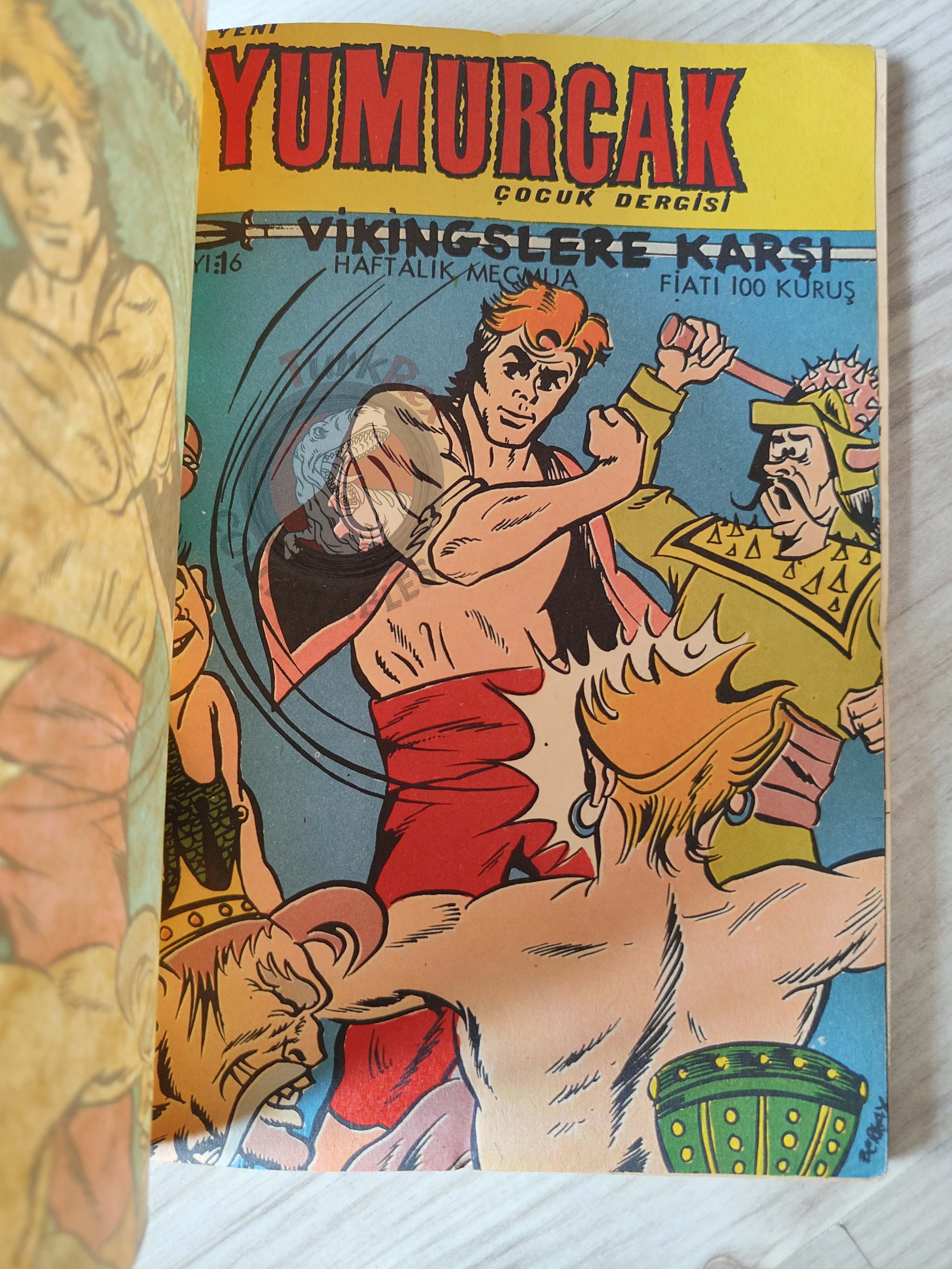 Belloy - Chevalier sans armure 1970 Turkish Comic Turkey Uderzo Yumurcak Mag #6