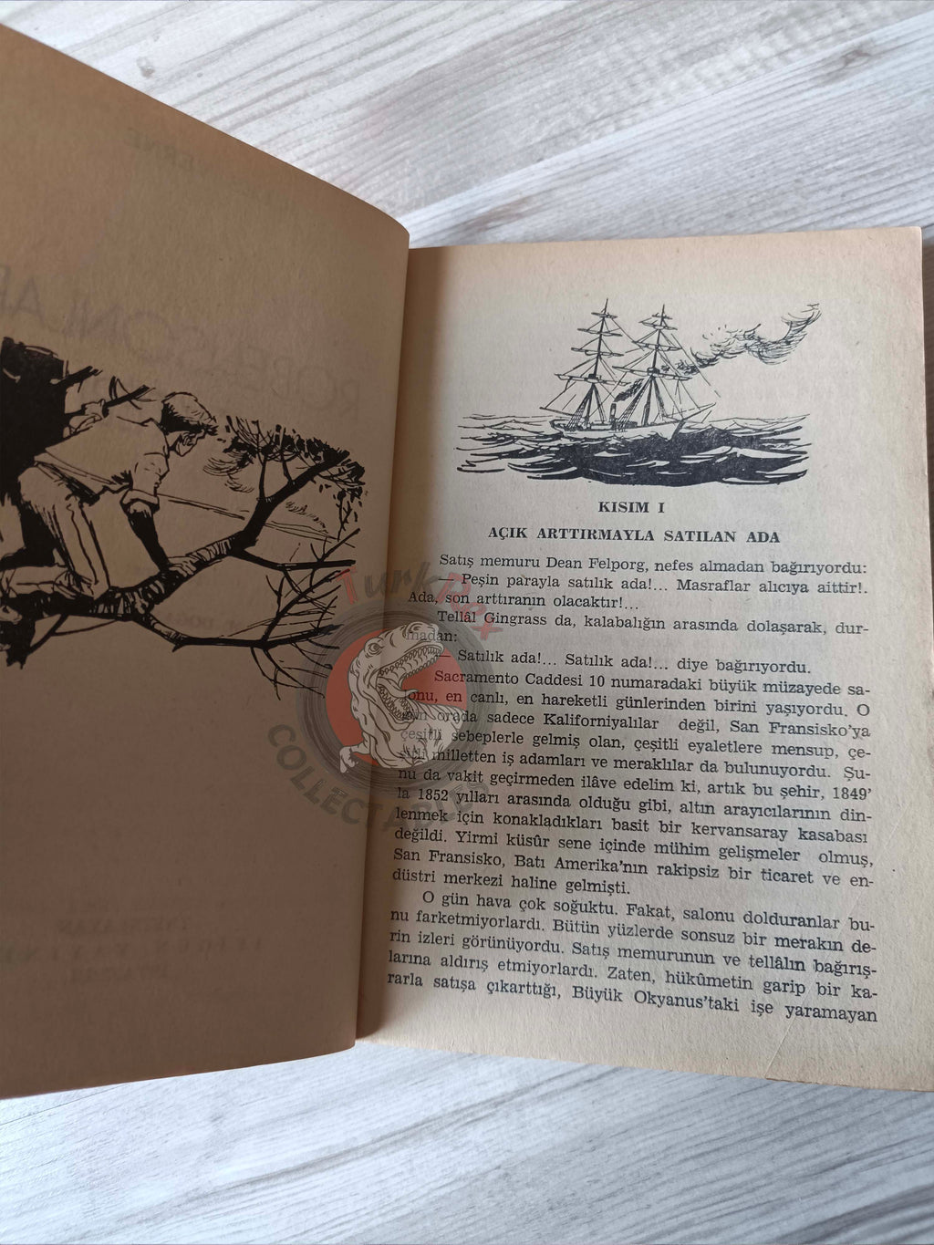 Jules Verne – Godfrey Morgan 1966 Turkish Book Turkey Illustrated