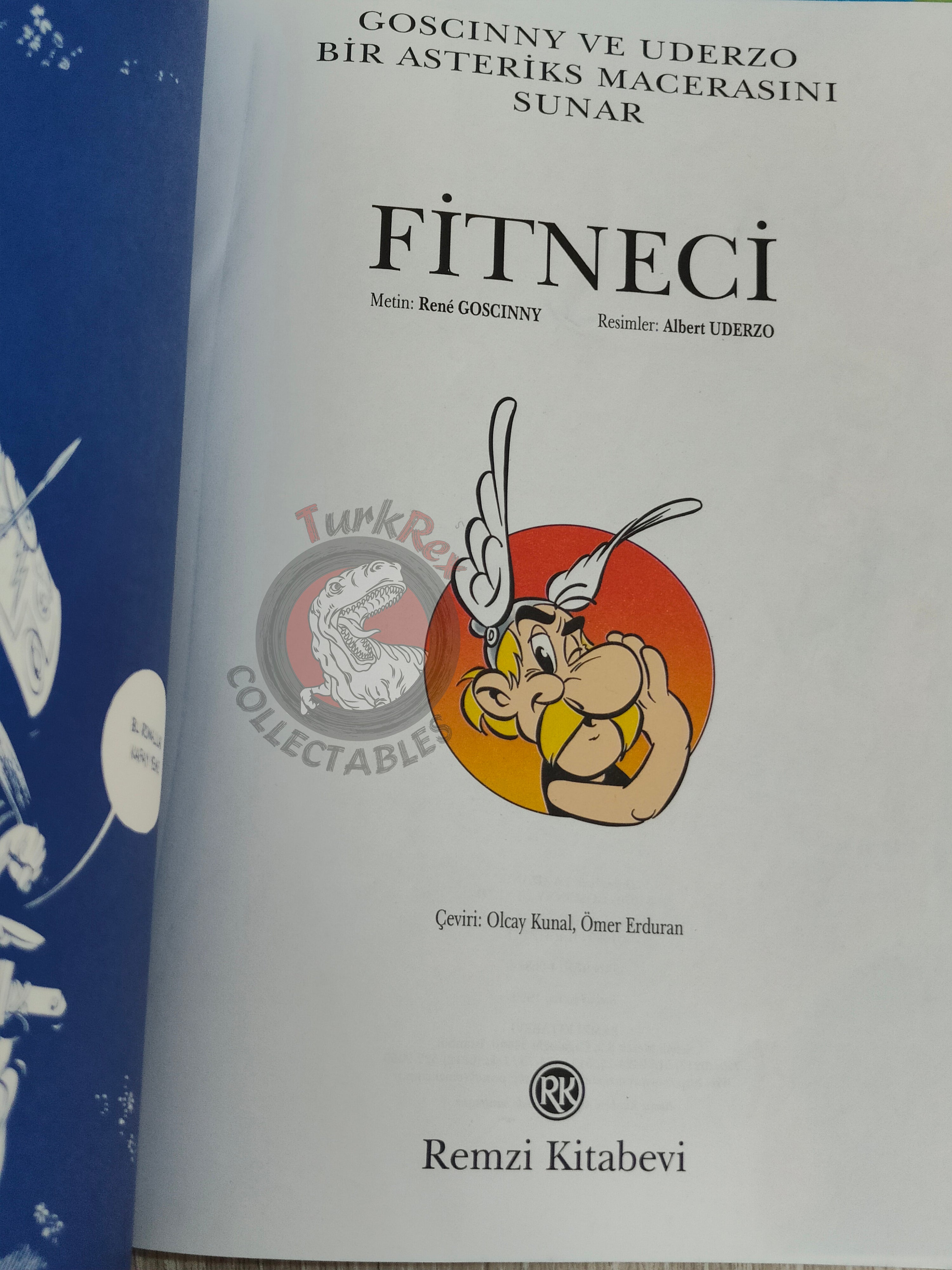 Asterix – Asterix and the Roman Agent 1999 1st Edition Turkish Edition Comic Turkey