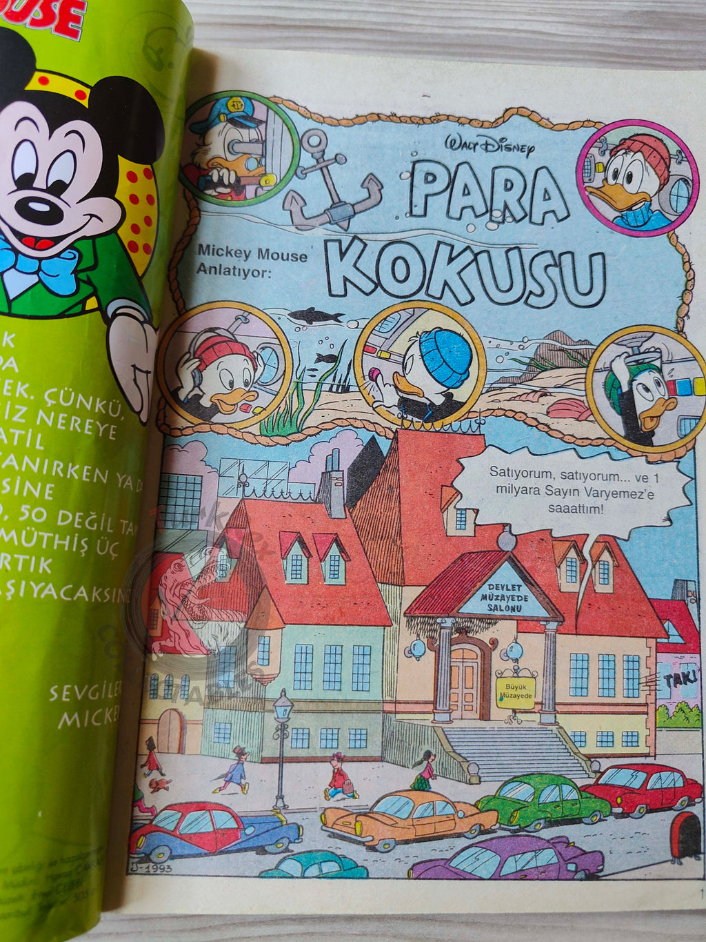Mickey Mouse #1 1995 Turkish Comic Turkey Walt Disney Donald Duck