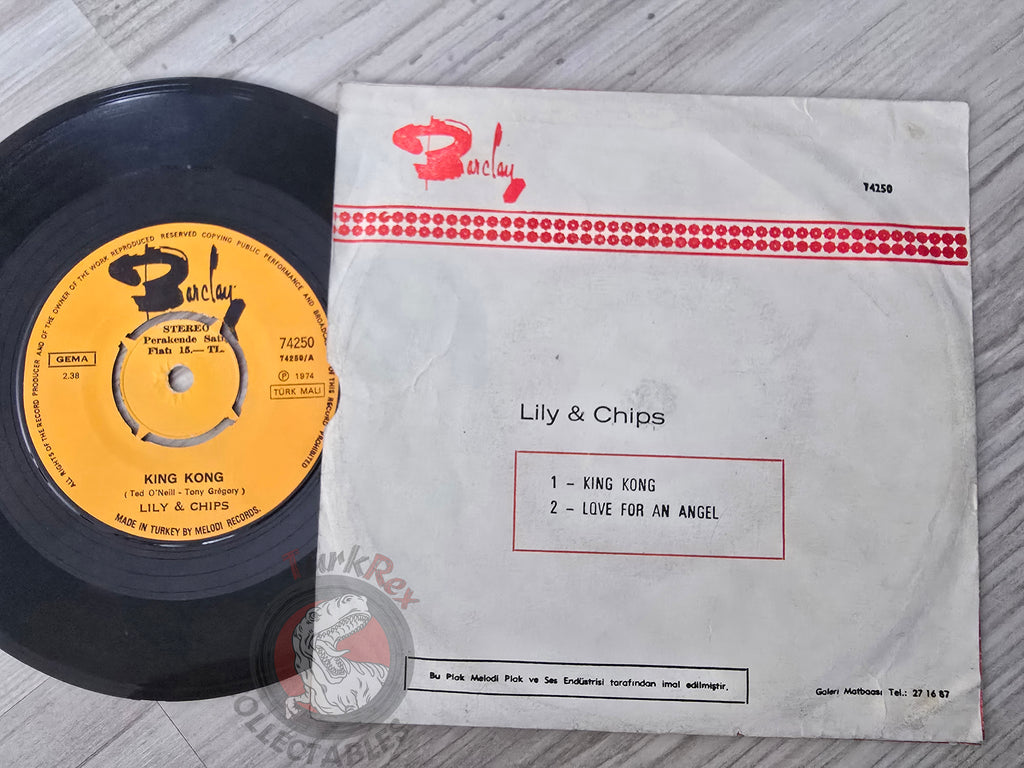 Lily & Chips – King Kong 7" Turkish Pressing Vinyl Turkey Edition