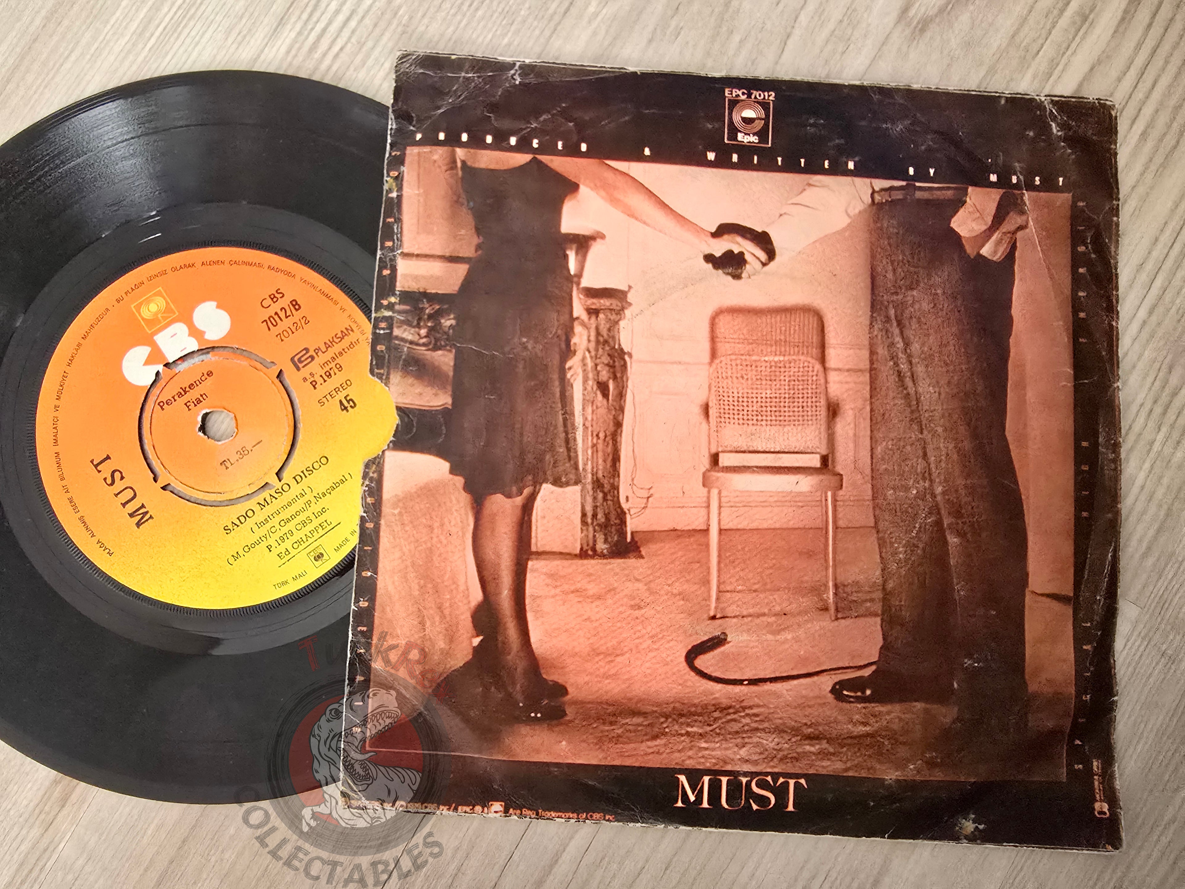 Must – Sado Maso Disco 7" Turkish Pressing Vinyl Turkey Edition