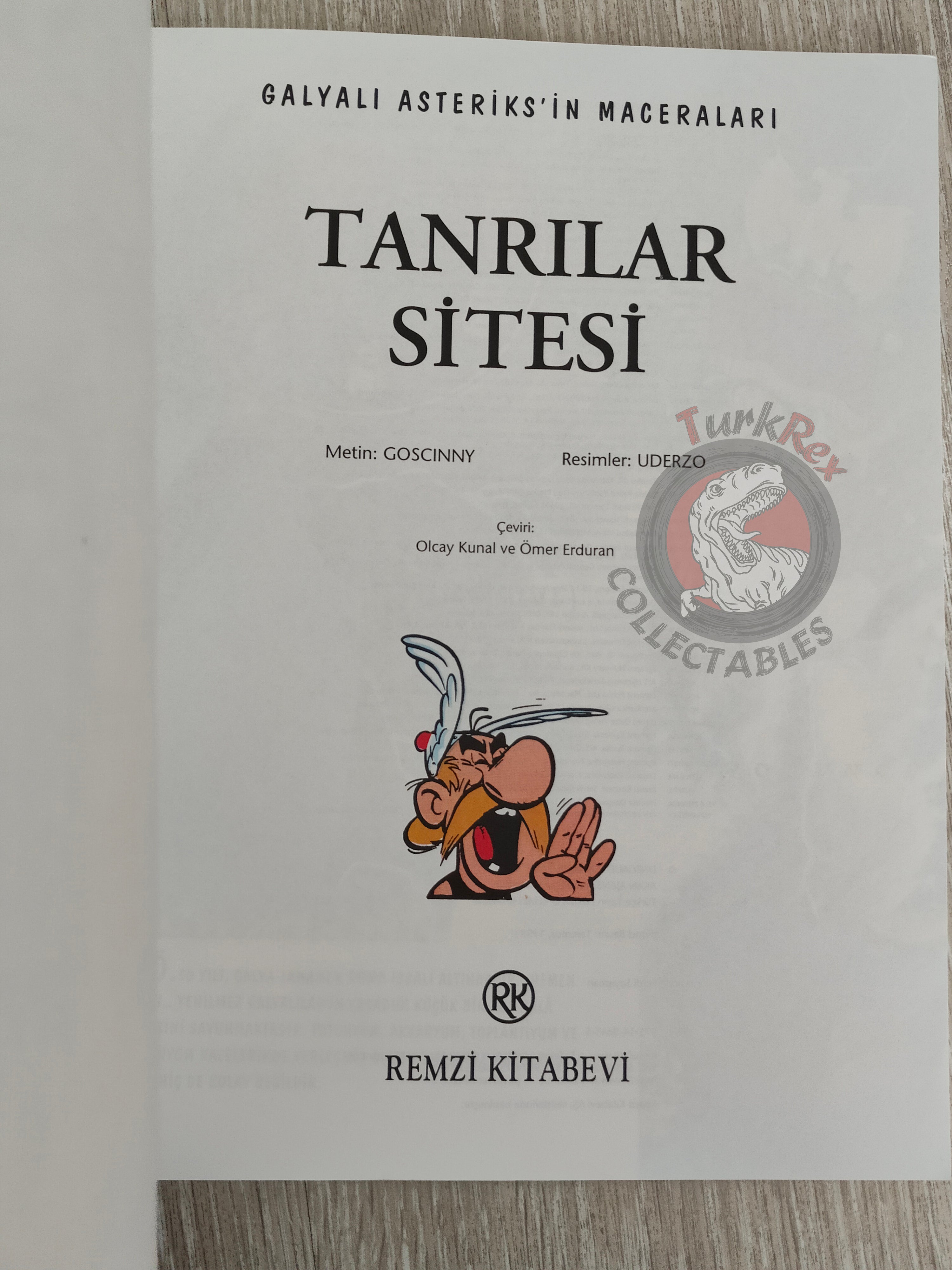 Asterix – The Mansions of the Gods 1998 1st Edition Turkish Edition Comic Turkey