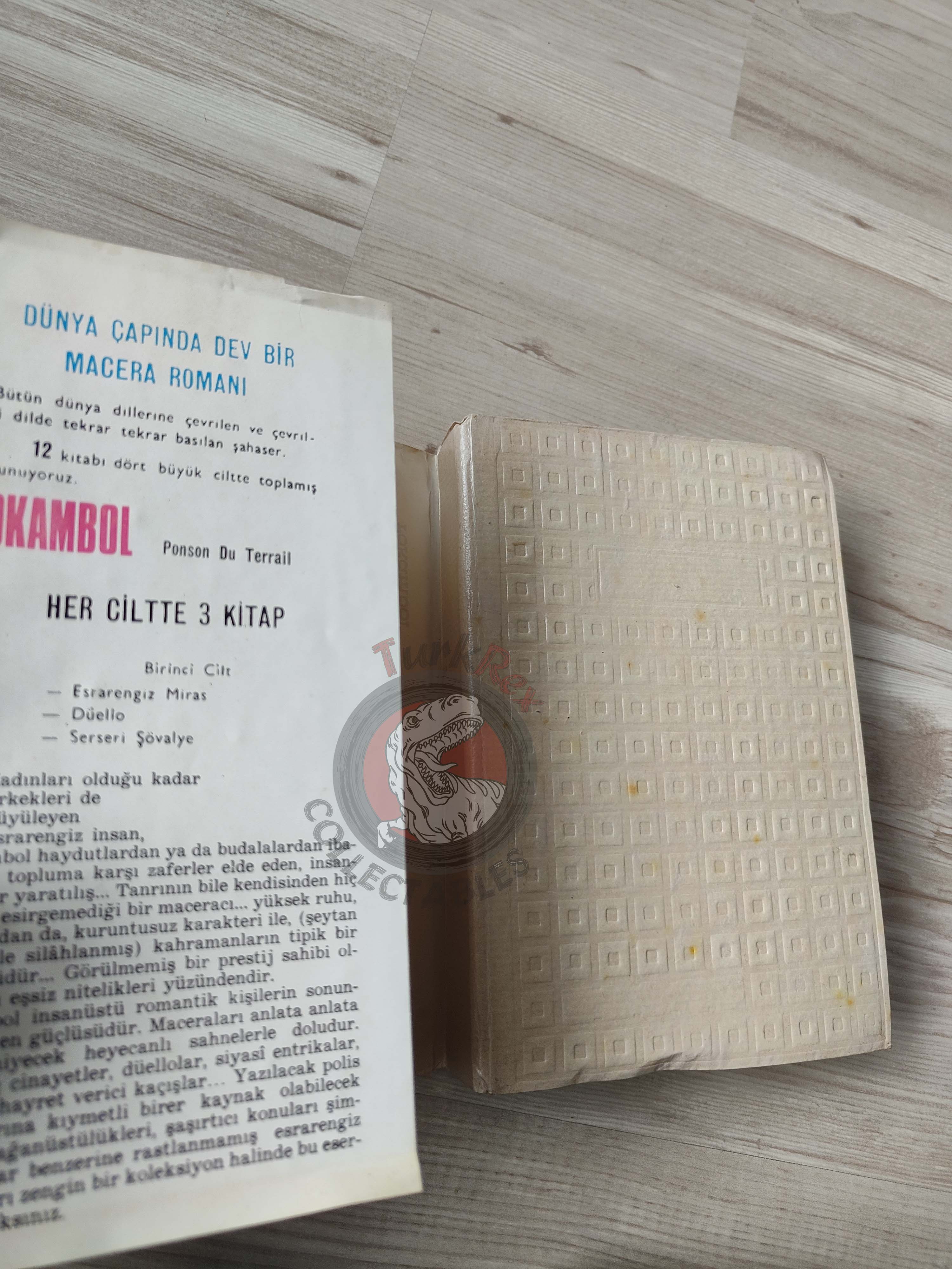 Pierre Alexis Ponson du Terrail – Rocambole 1 L’Héritage Mystérieux 1969 Turkish Book Turkey